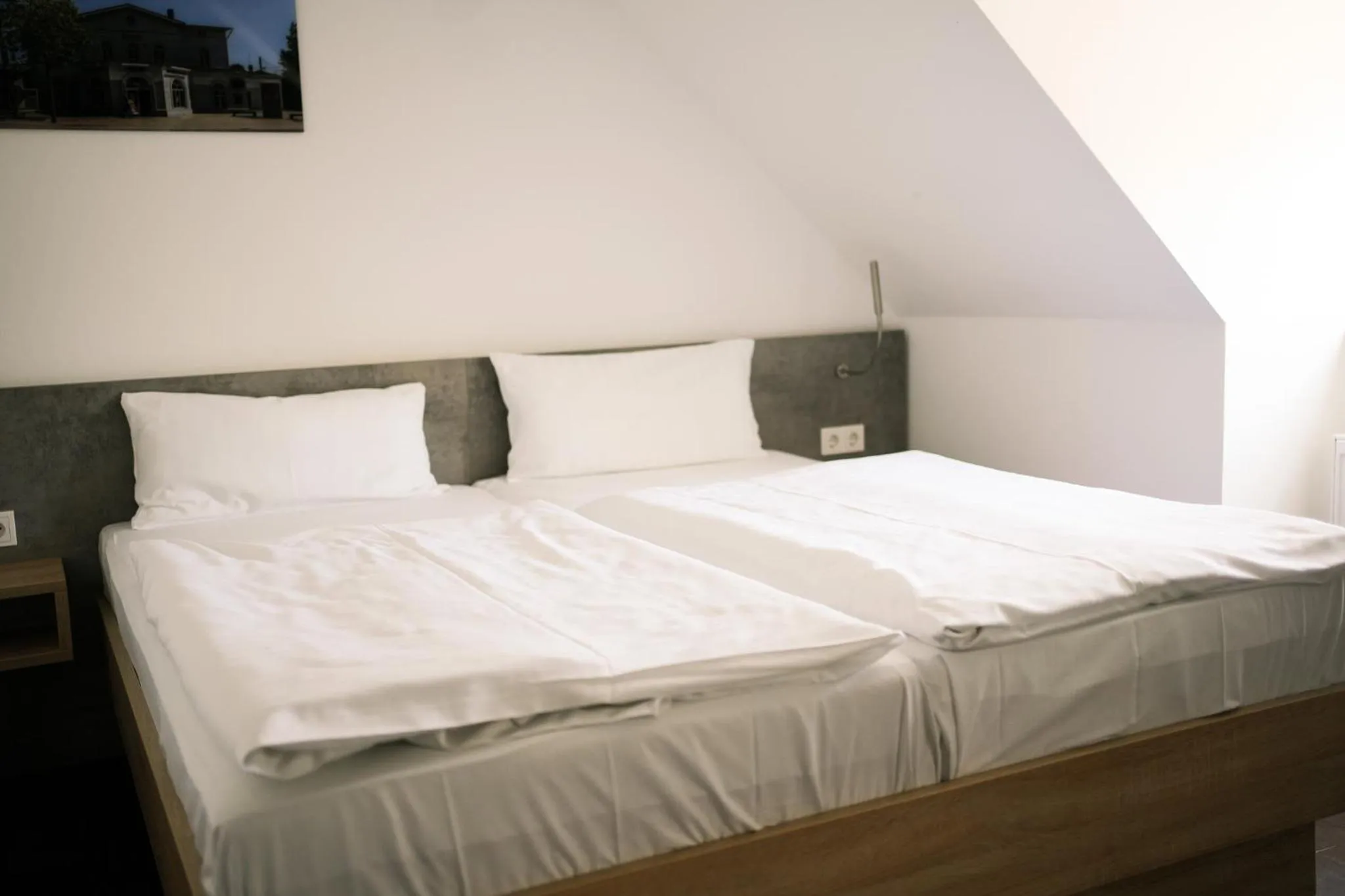 Bed in Hotel Stadt Kamen