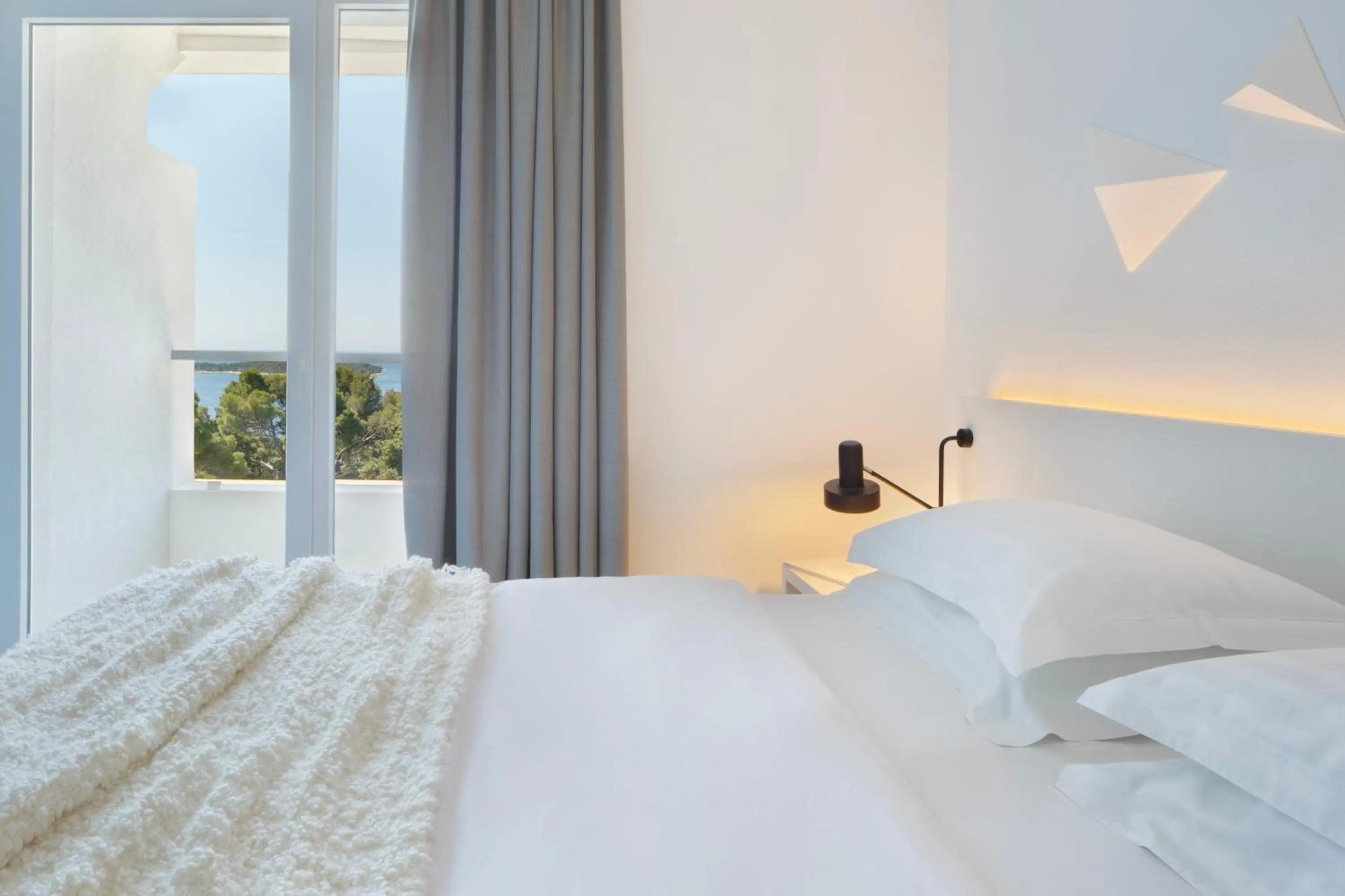 View (from property/room), Bed in Pharos Hvar Bayhill Hotel