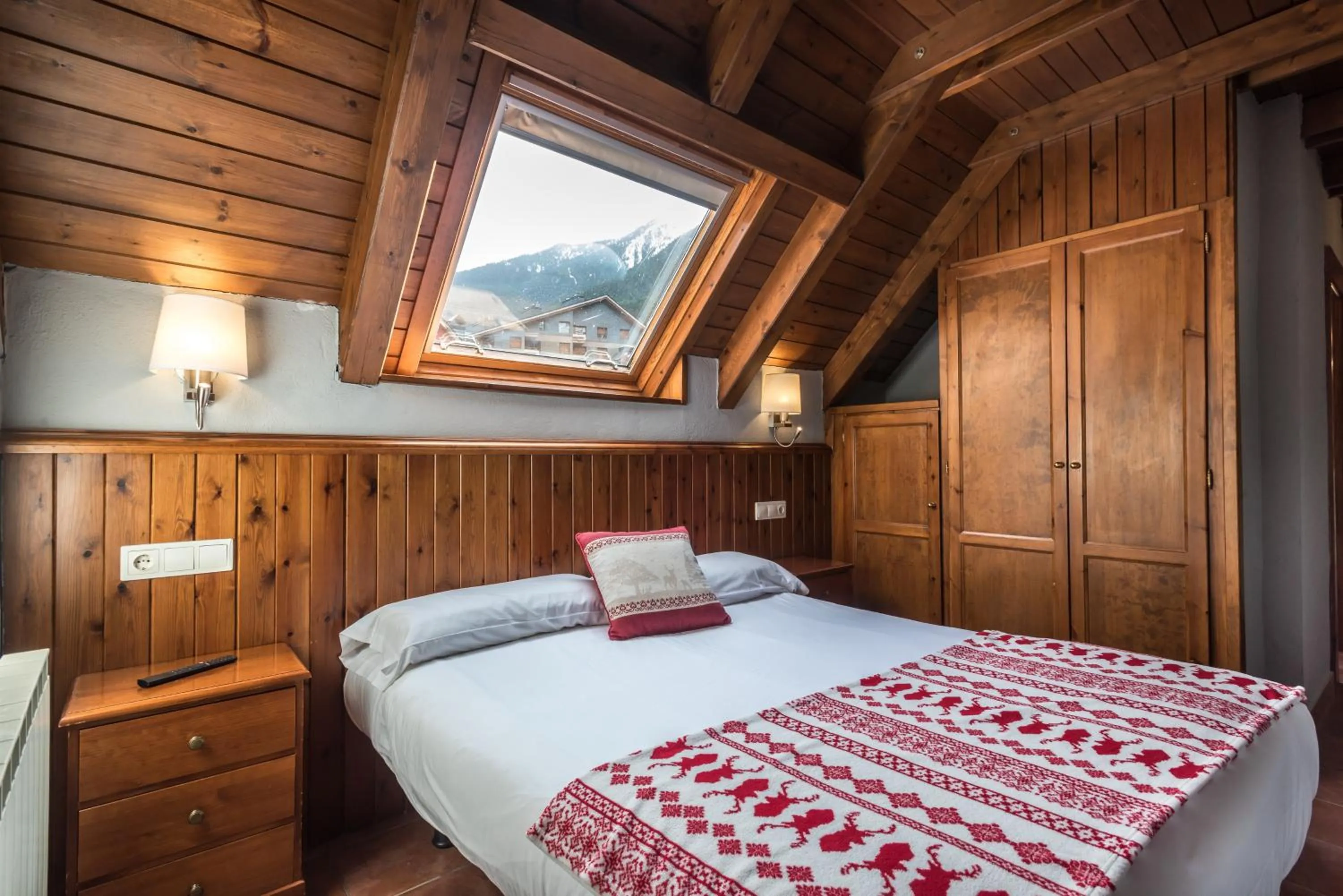 Bed in Hotel Snö Beret