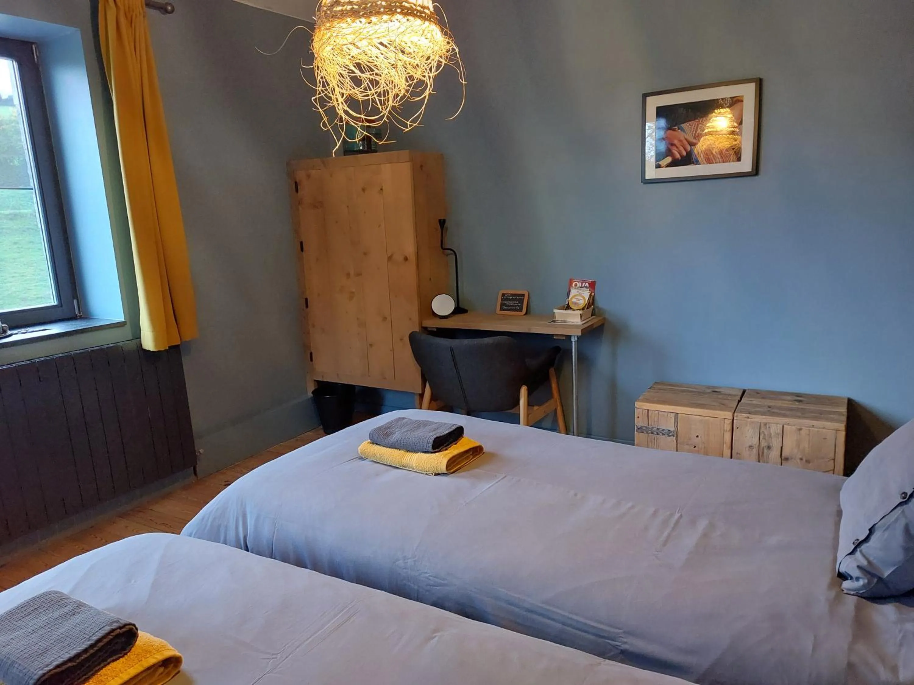 Bed in La lune en bulles