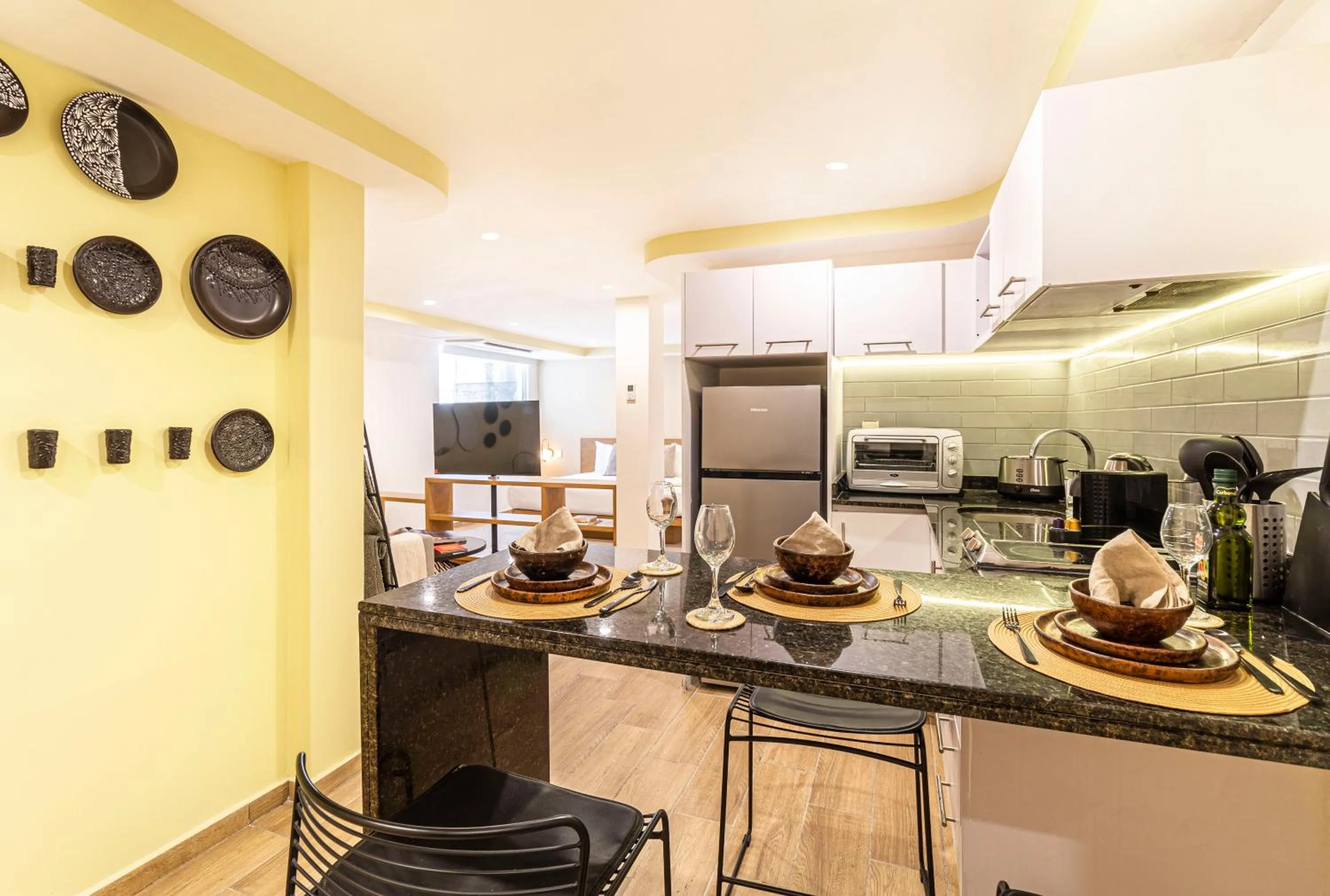 Kitchen or kitchenette in Grand Chapultepec Residencial