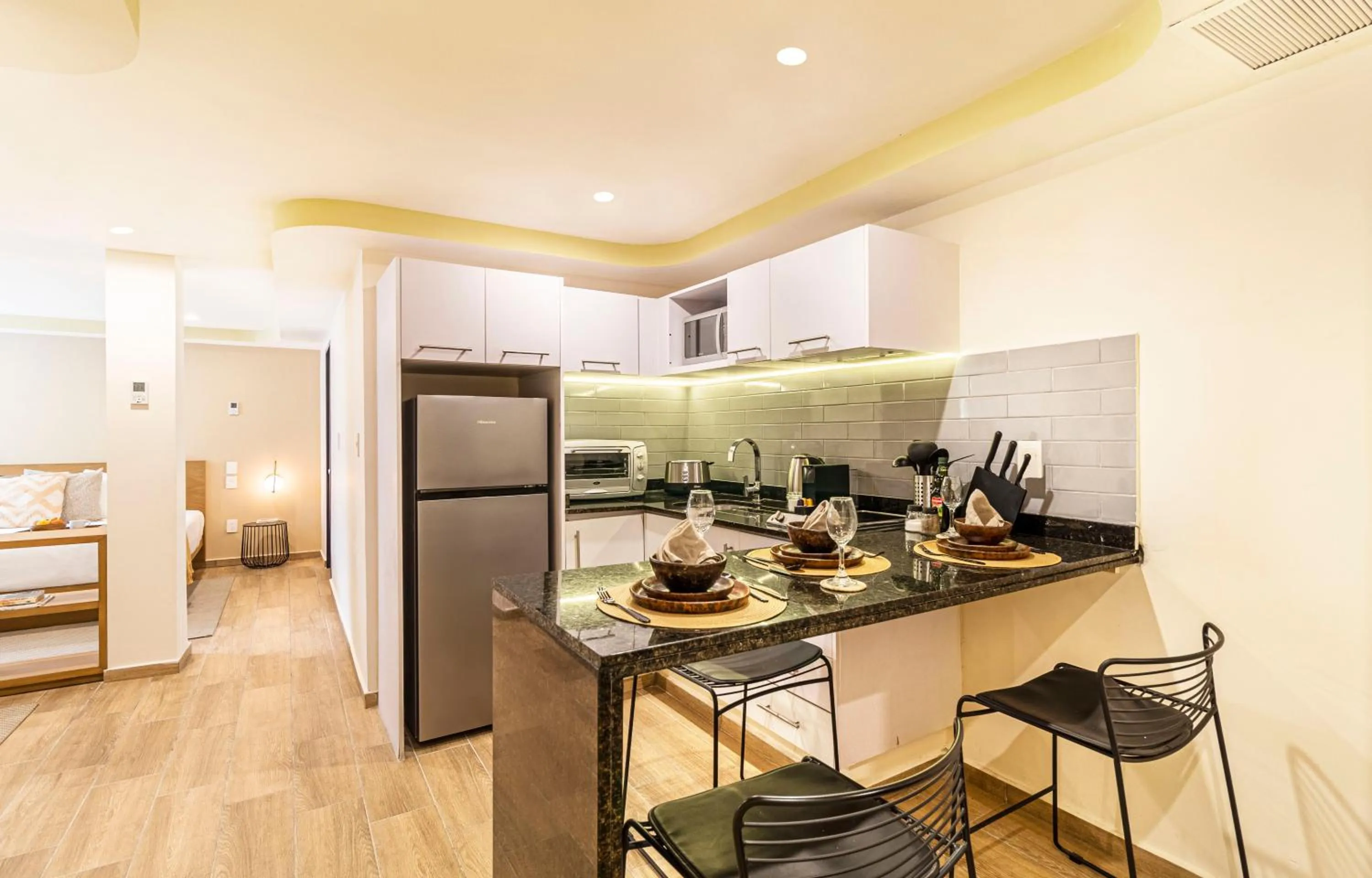 Kitchen or kitchenette in Grand Chapultepec Residencial