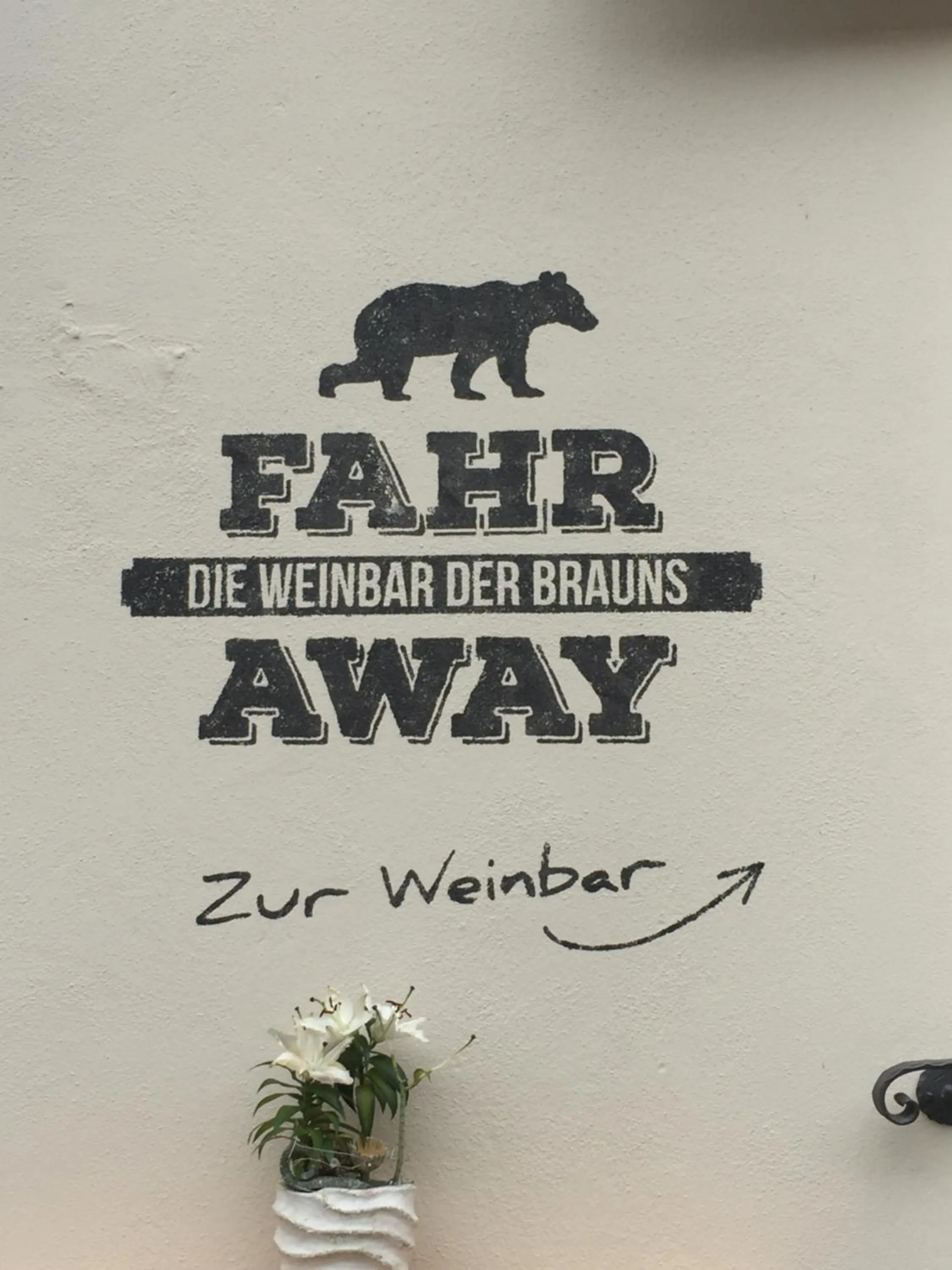 Property logo or sign in Hotel - Weinbar FAHR AWAY