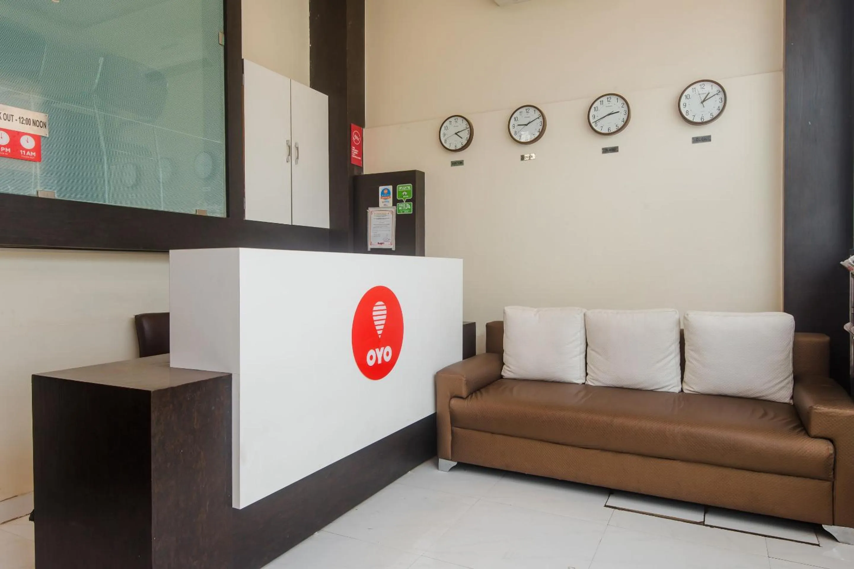 Lobby or reception in Hotel O Alfa Grand Near Chhatrapati Shivaji International Airport