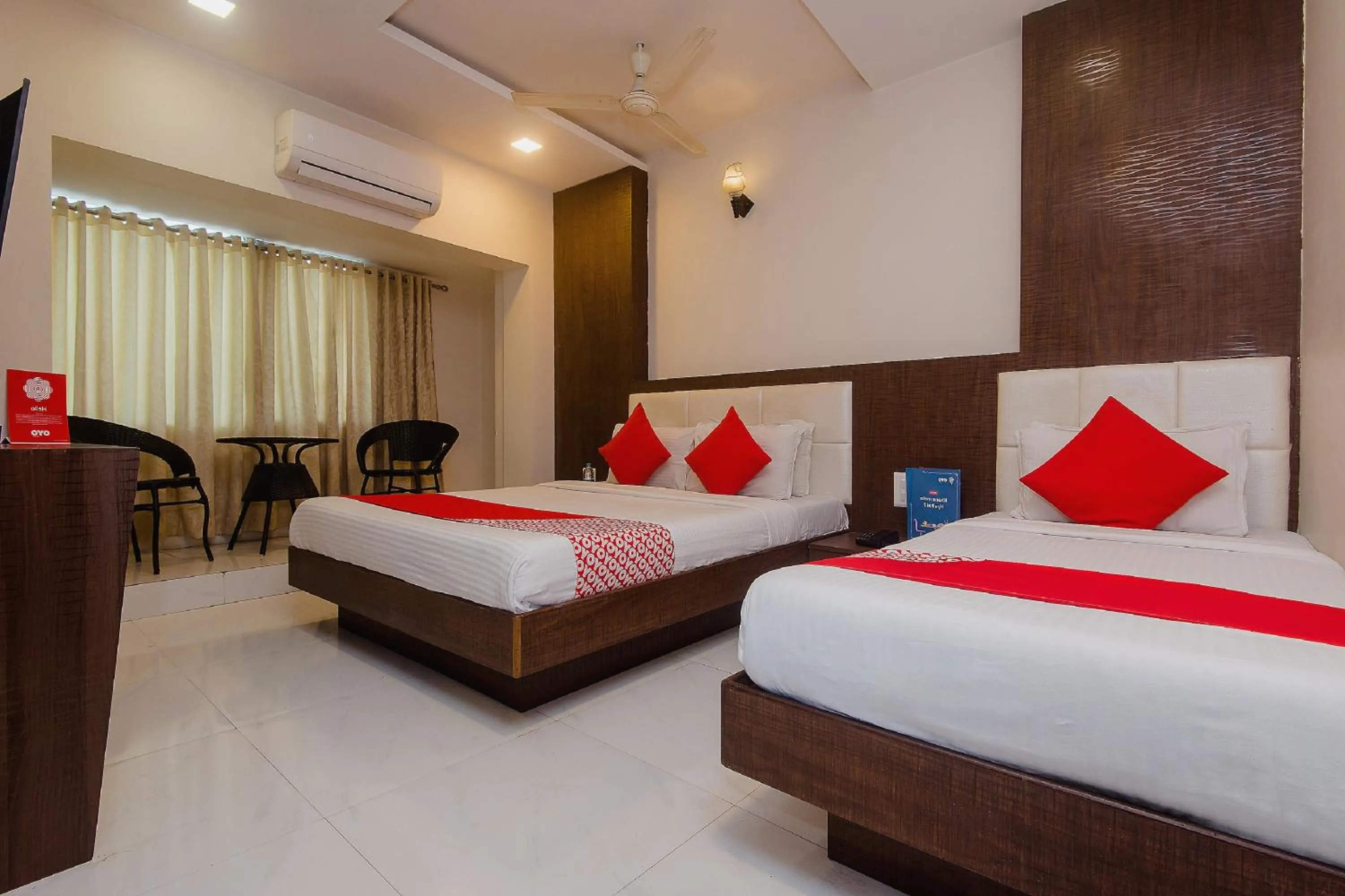 Bedroom, Bed in Hotel O Alfa Grand Near Chhatrapati Shivaji International Airport