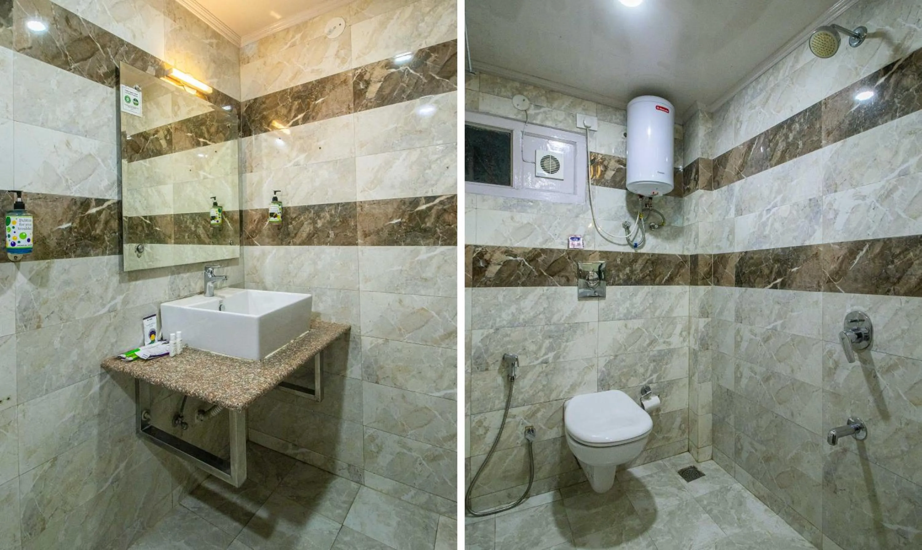 Bathroom in Treebo Maharaja, Near Mall Road