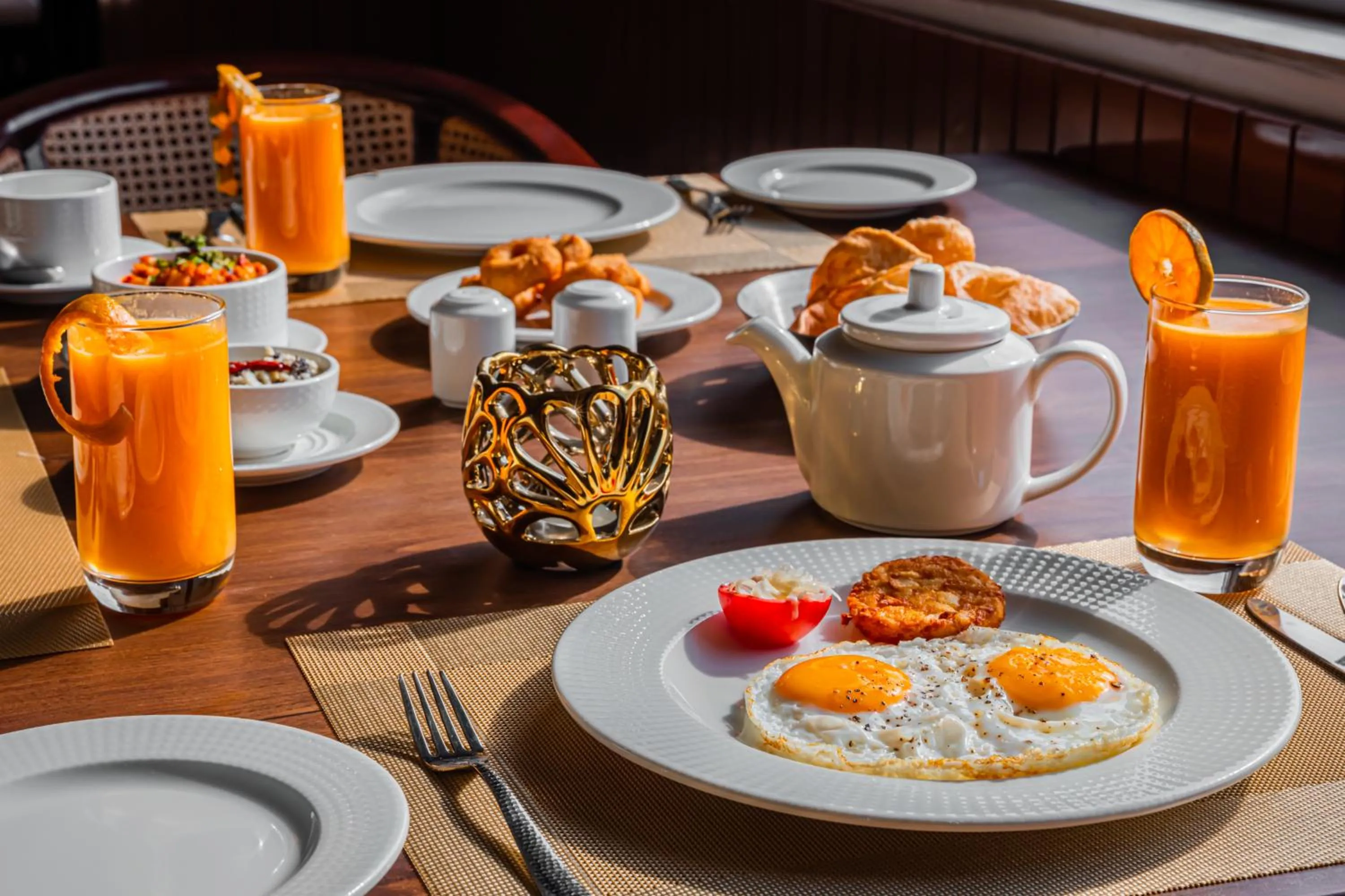 Continental breakfast in Tree of Life Vantara Resort & Spa