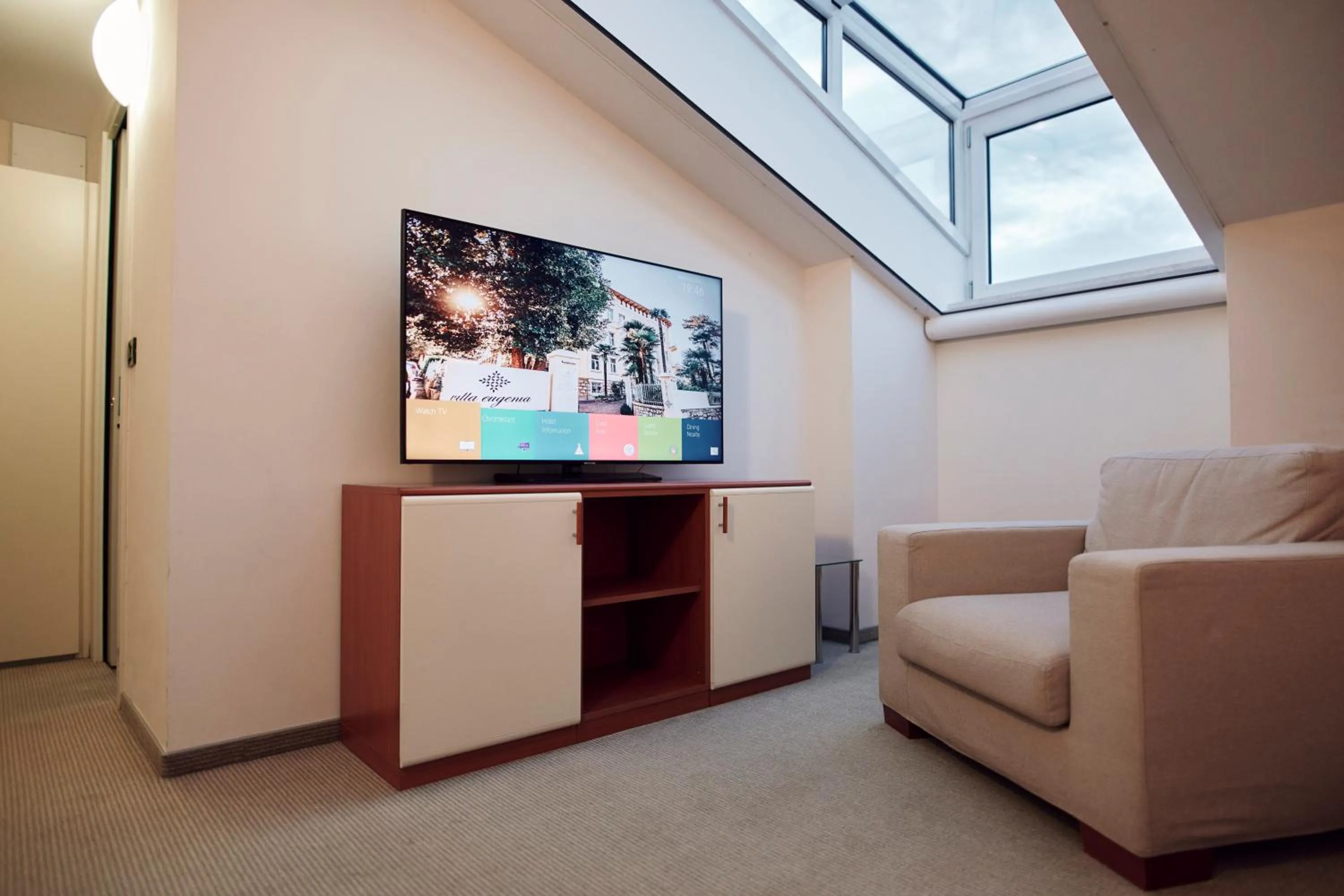 Seating area in Hotel Villa Eugenia