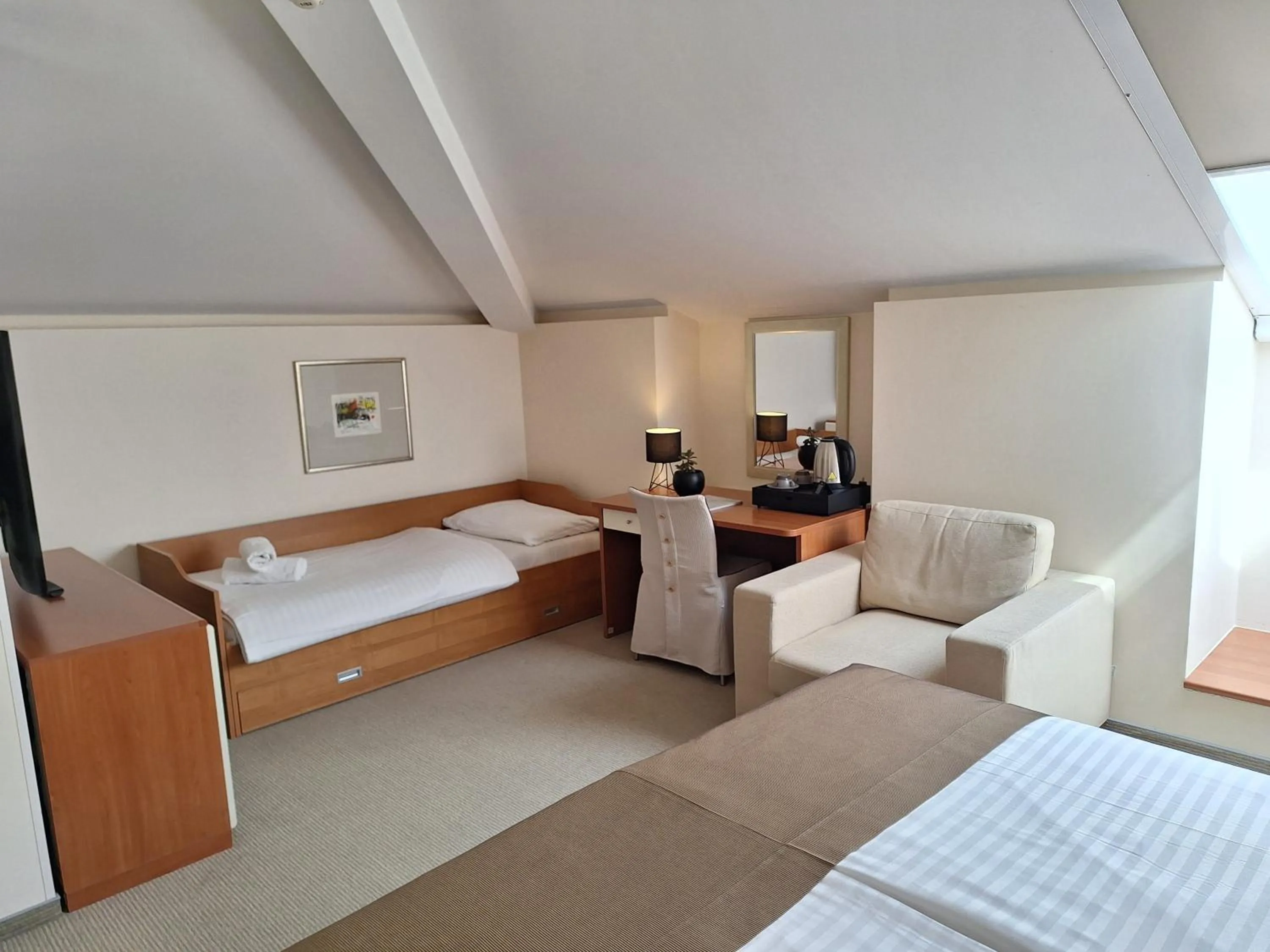 Bed in Hotel Villa Eugenia