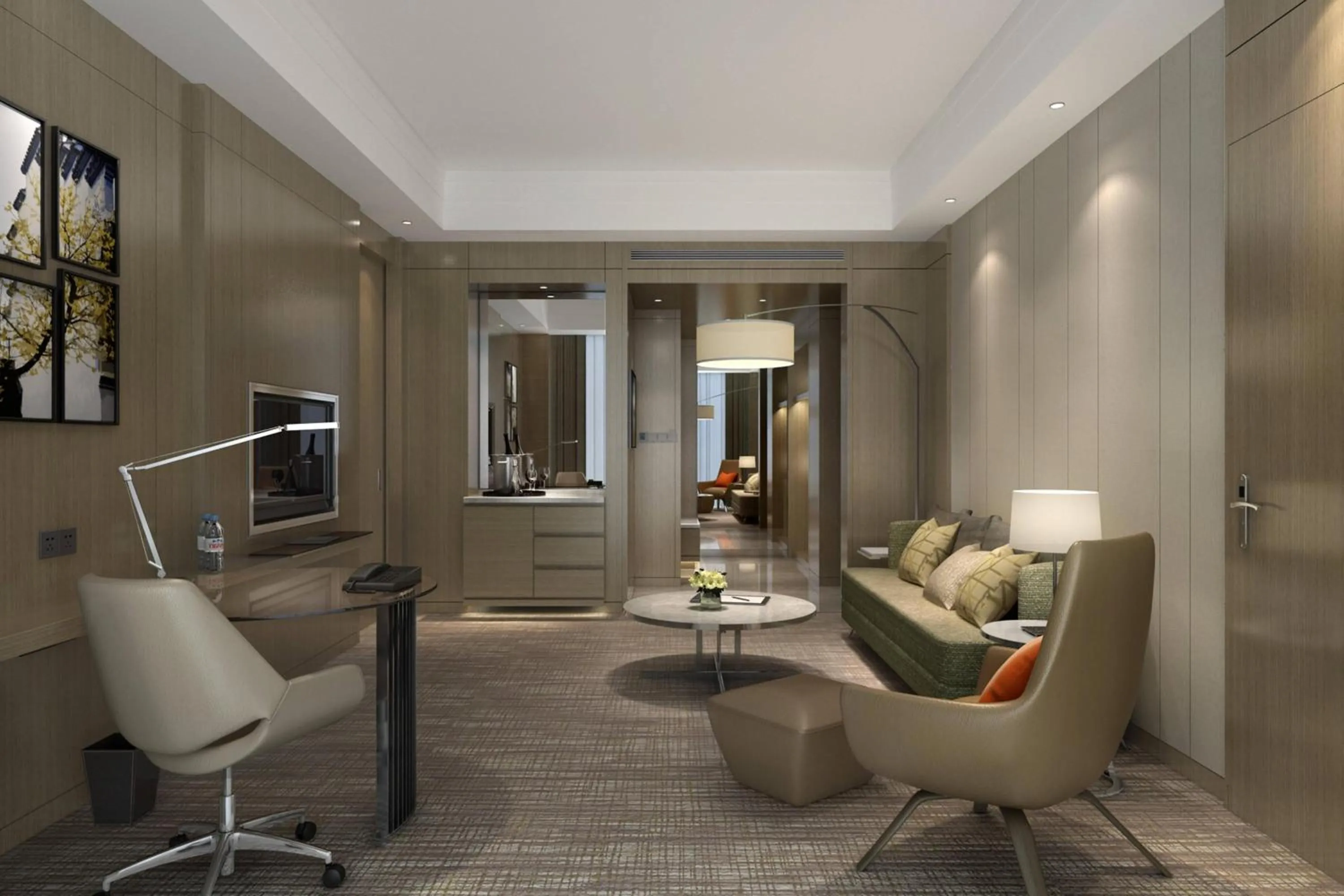 Living room in Courtyard by Marriott Xinchang