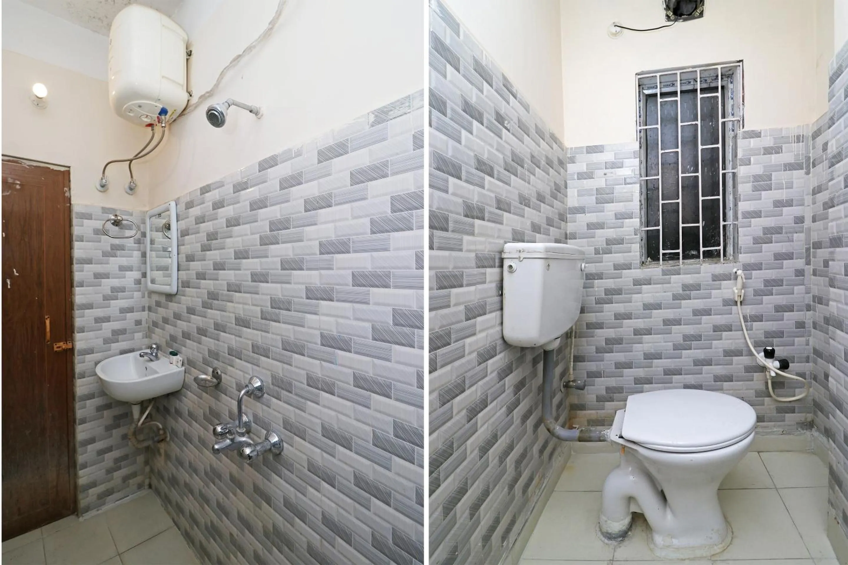 Bathroom in Hotel O Prabha Palace Lodge