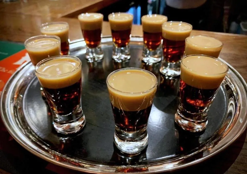 Alcoholic drinks in The Bay Horse, Masham