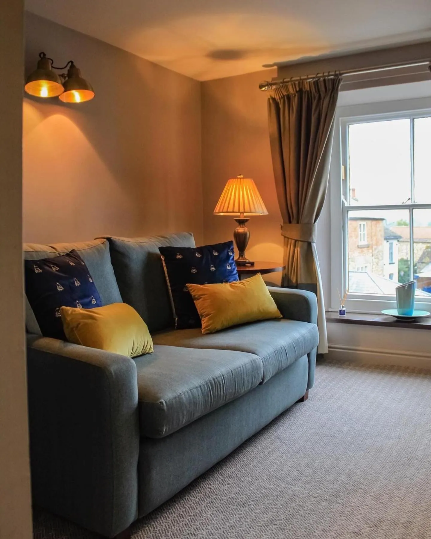 Seating area in The Bay Horse, Masham