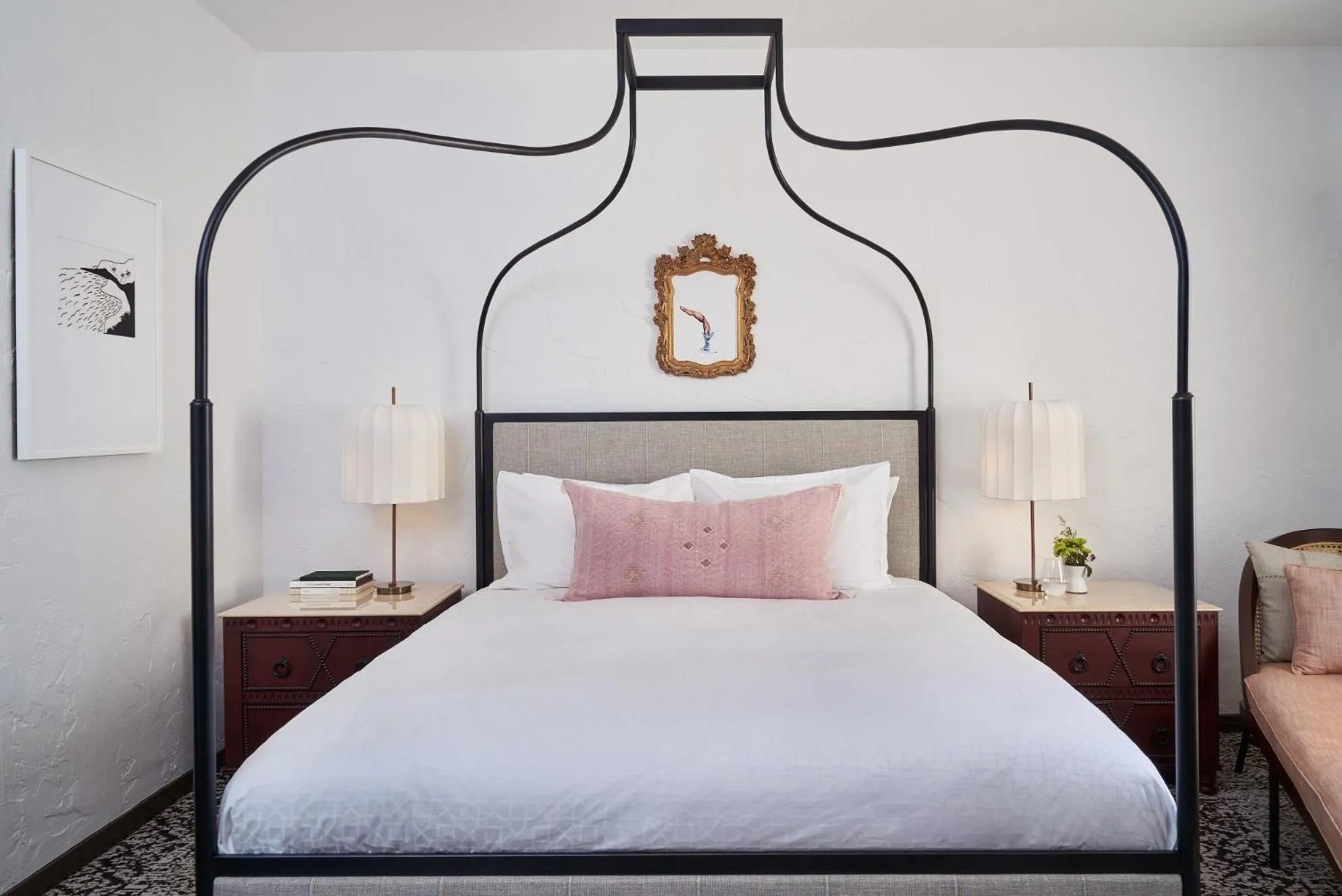 Photo of the whole room, Bed in Palmoro House