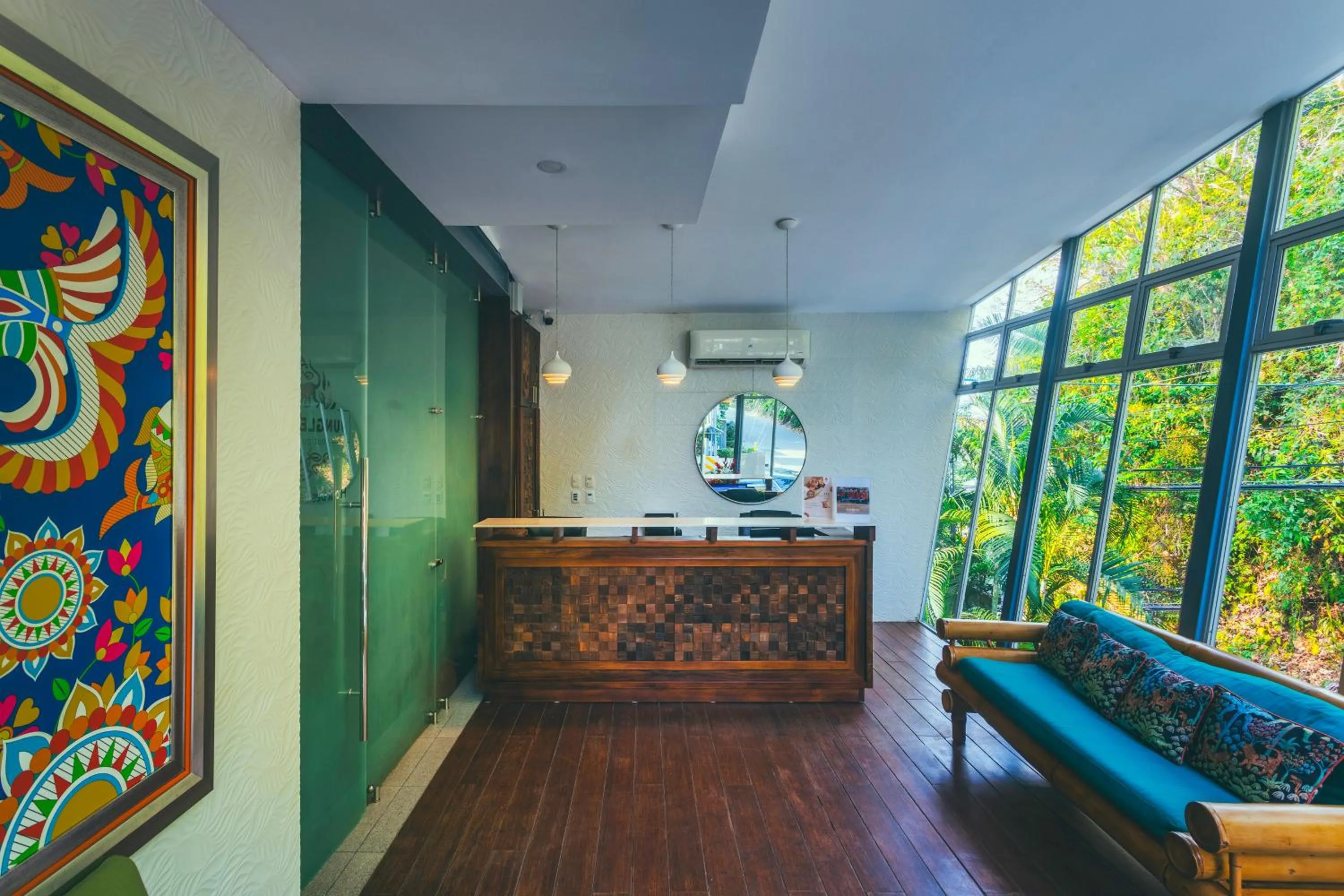 Living room in Jungle Vista Boutique Hotel