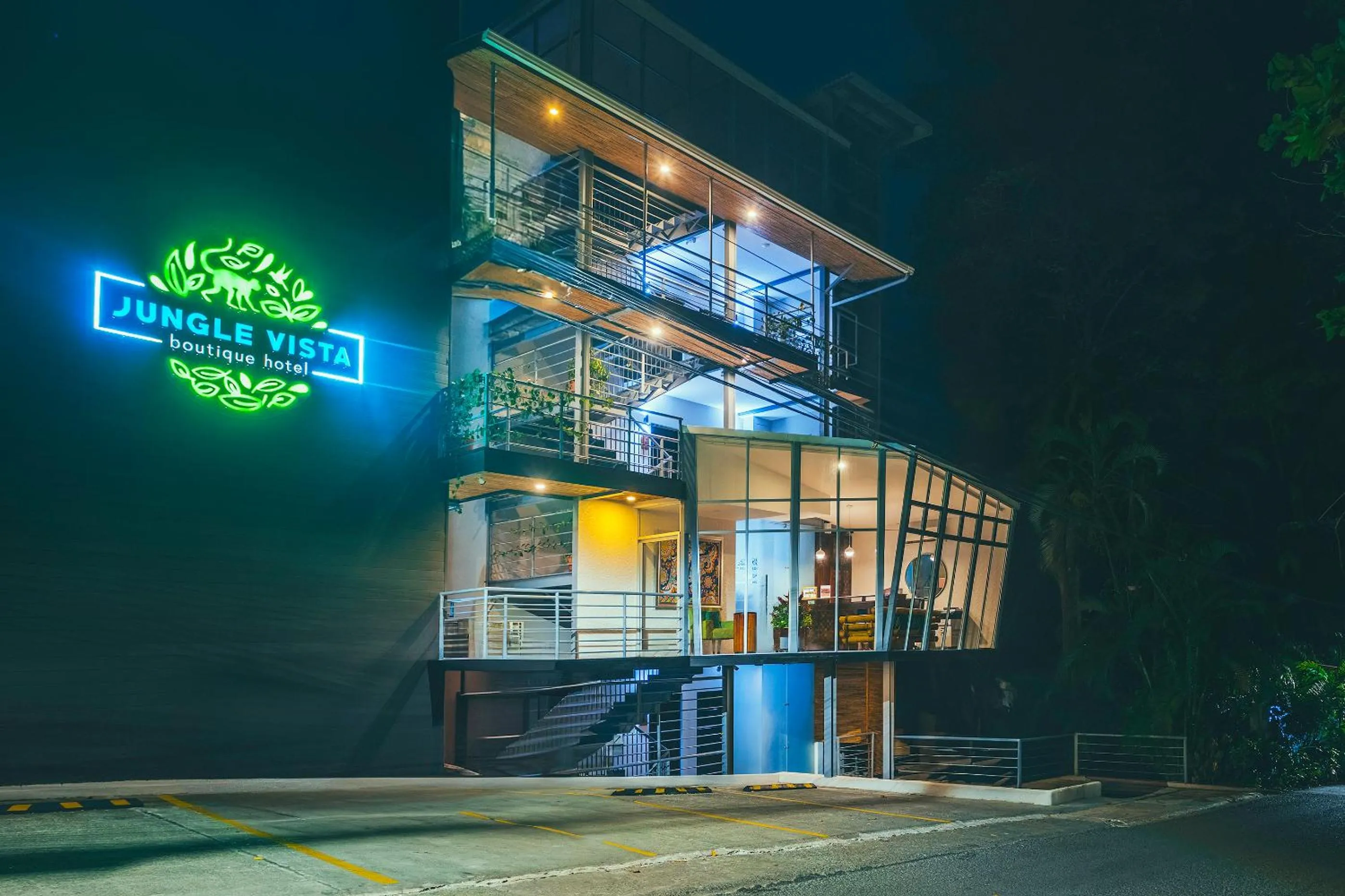 Property building in Jungle Vista Boutique Hotel