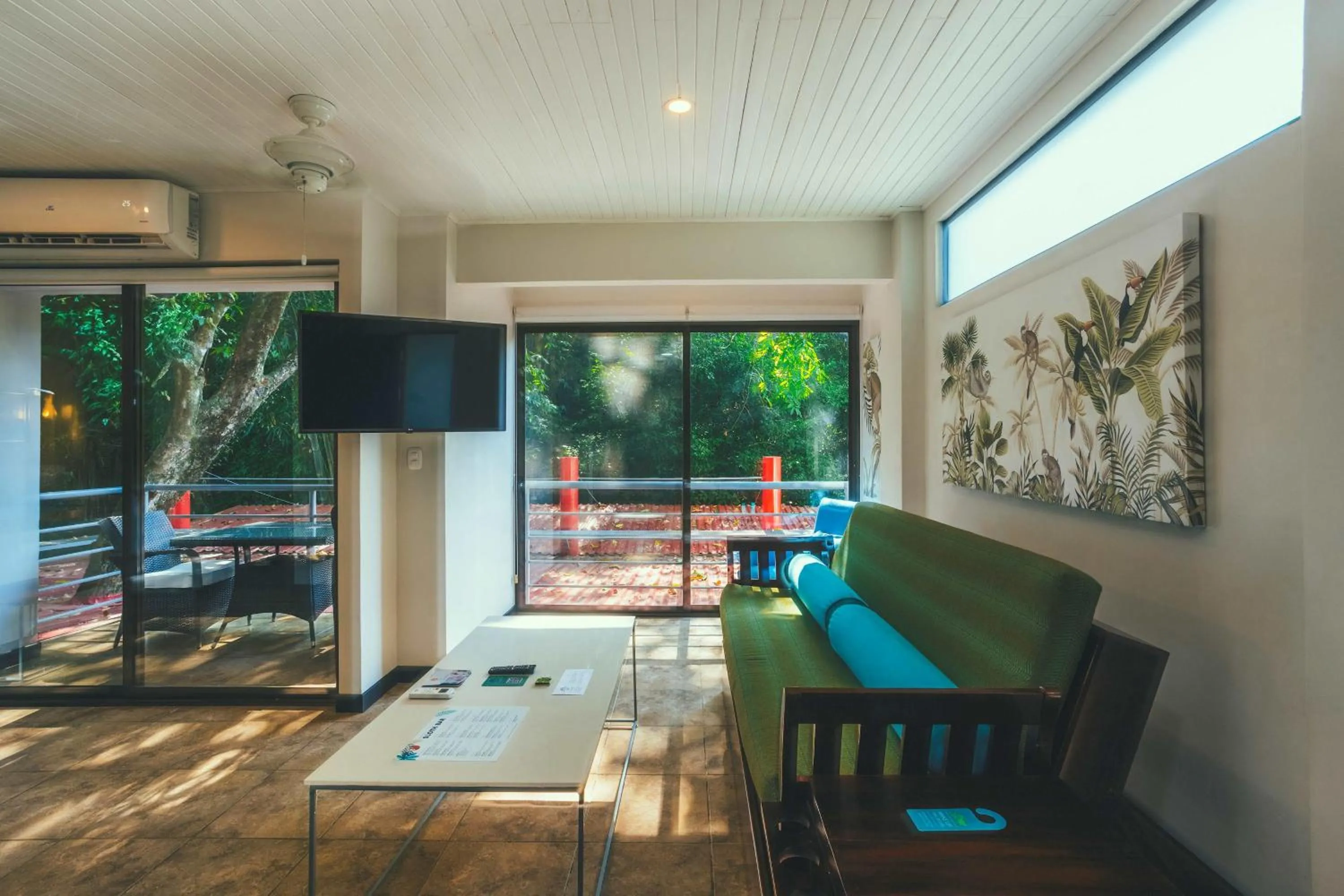 Seating area in Jungle Vista Boutique Hotel