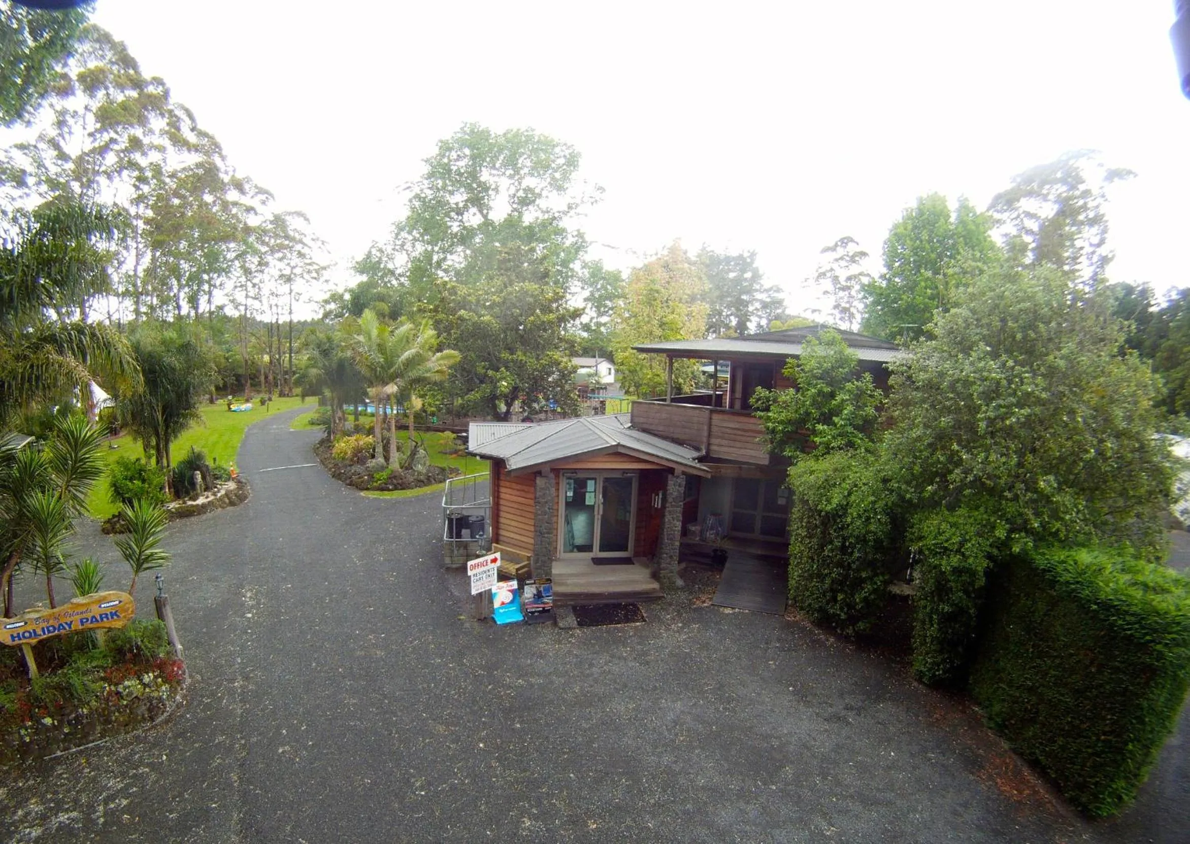 Facade/entrance in Bay of Islands Holiday Park