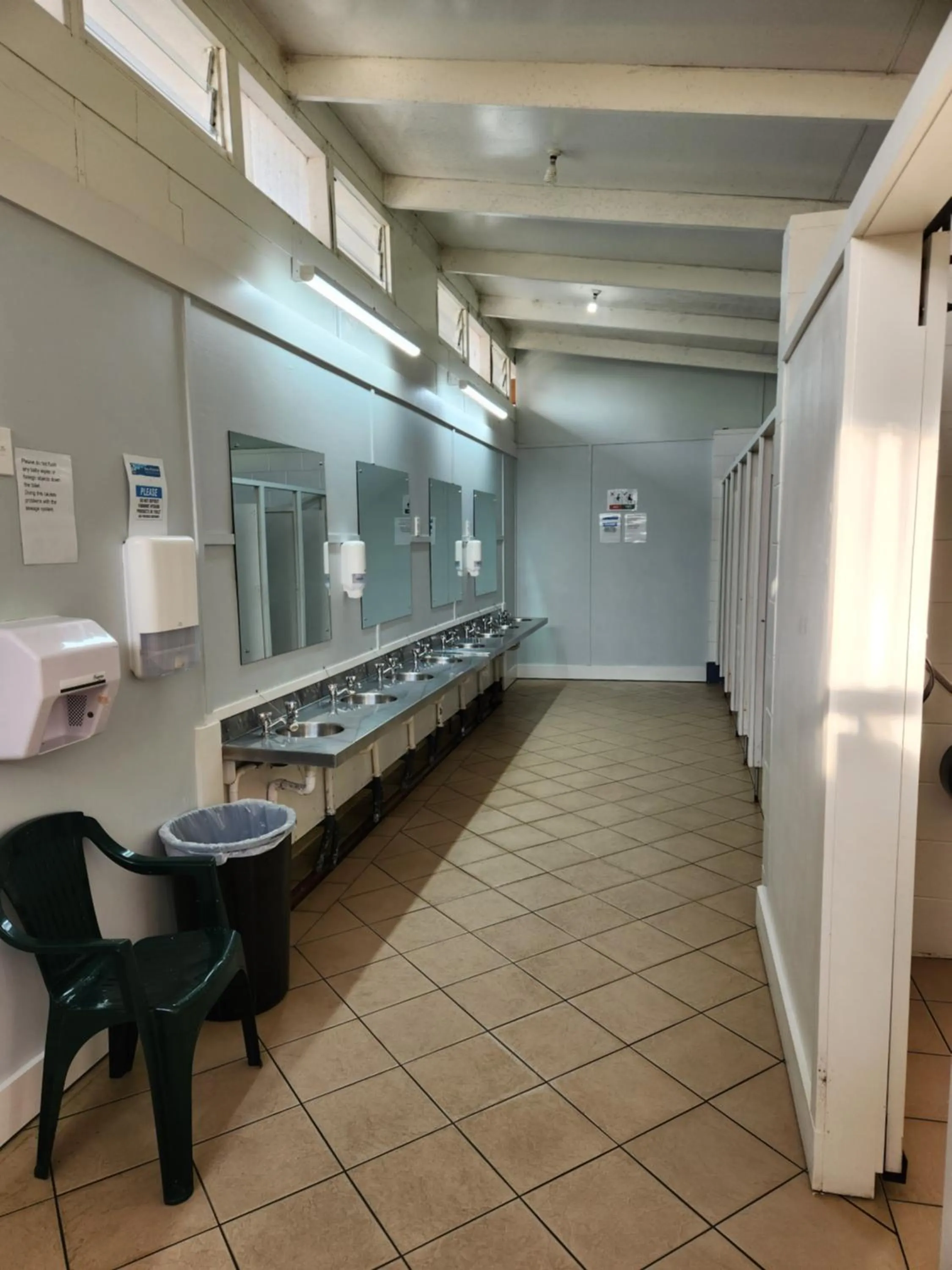 Shower in Bay of Islands Holiday Park