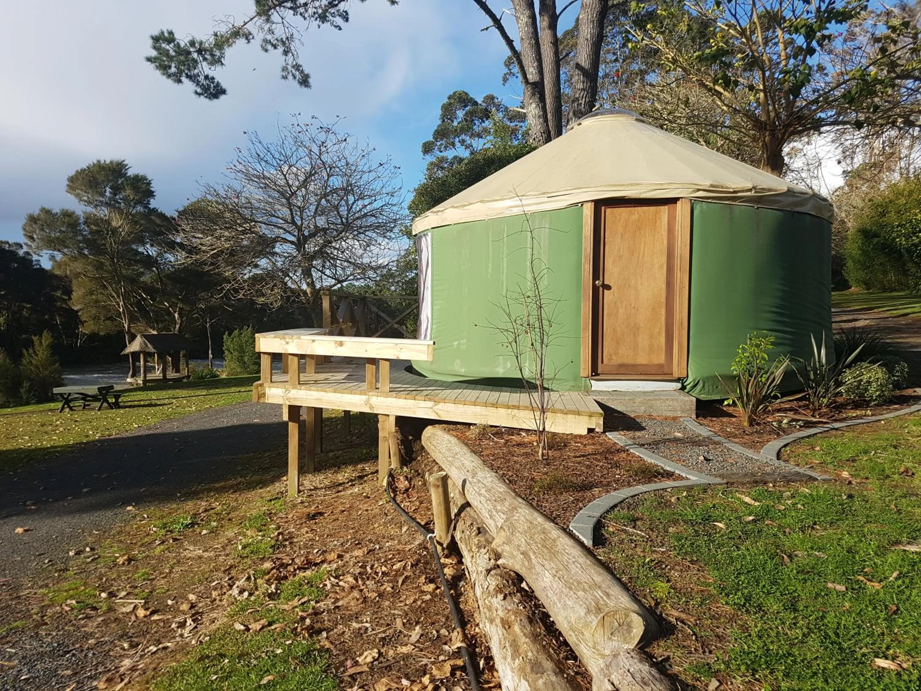 River view in Bay of Islands Holiday Park