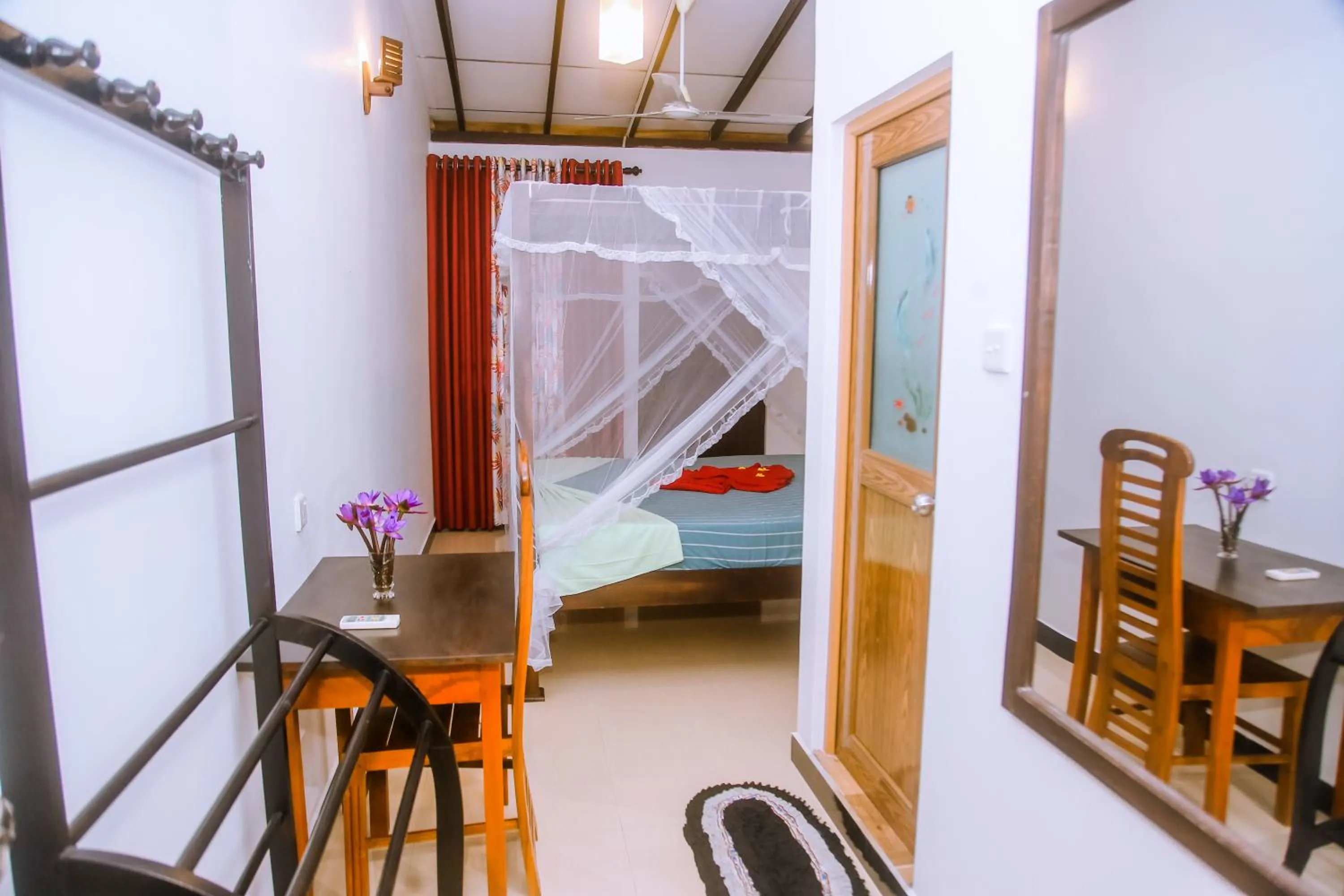 Bed in Brave resort Mirissa