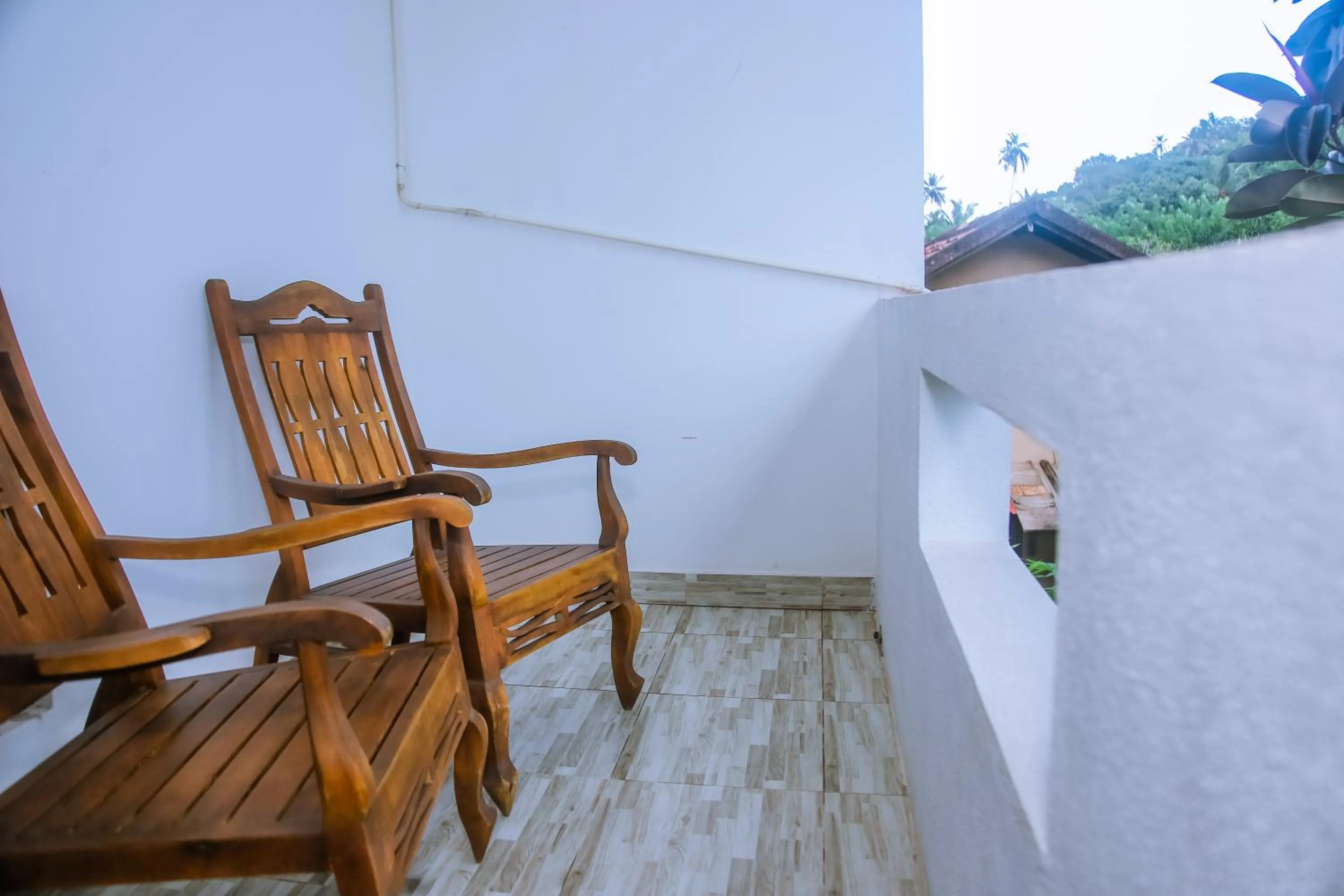 Balcony/Terrace in Brave resort Mirissa