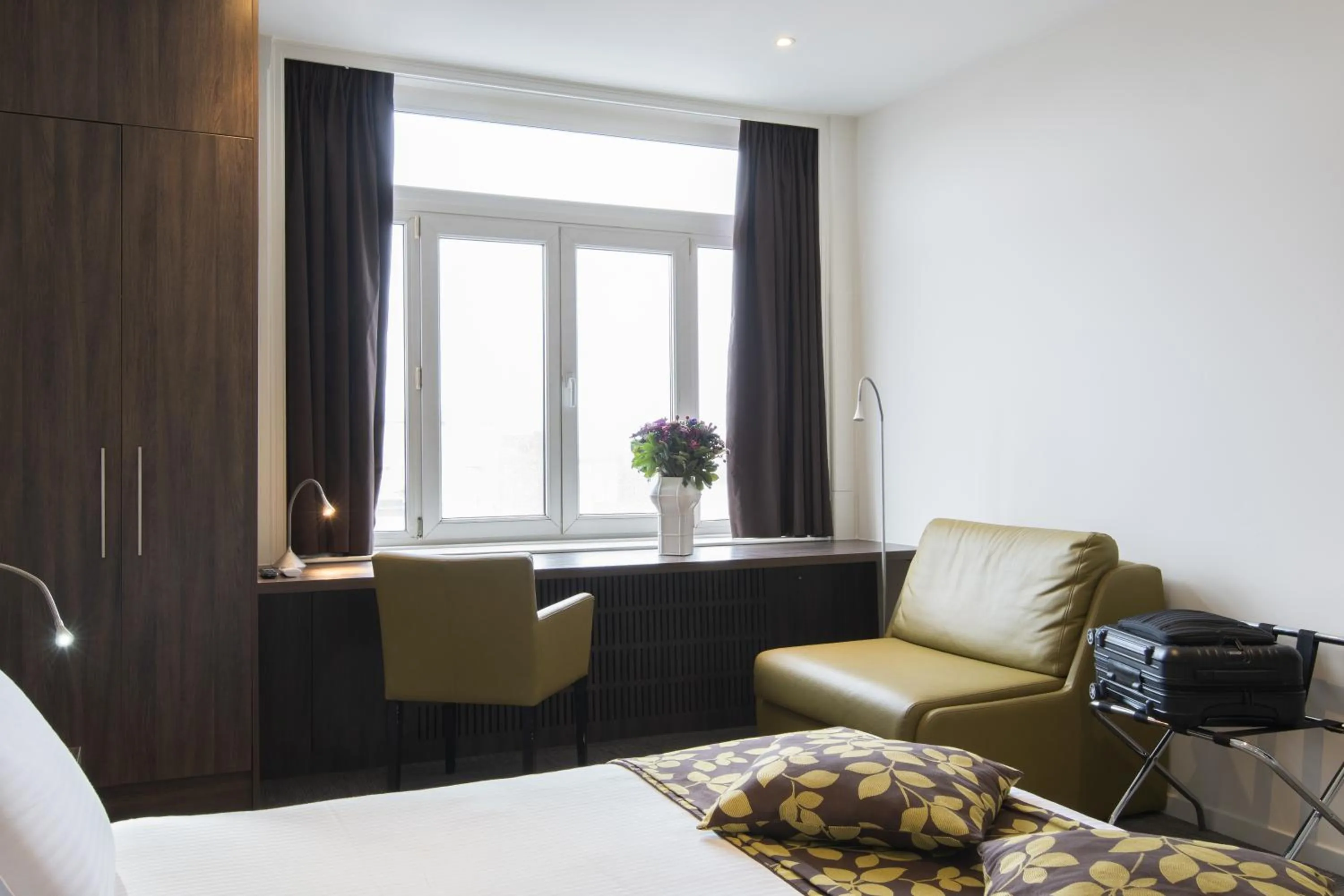 Bed in Hotel Chambord