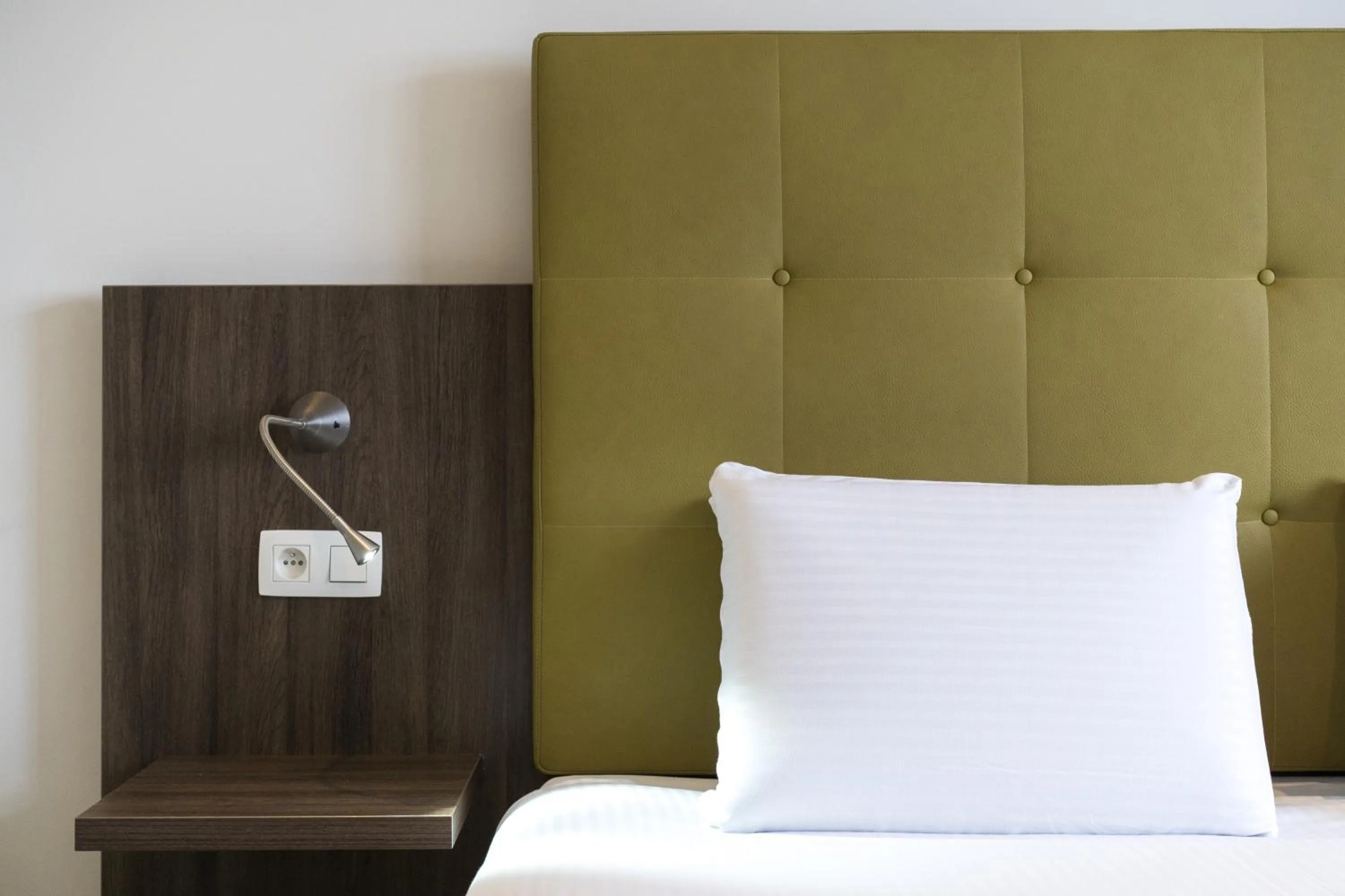 Bed in Hotel Chambord