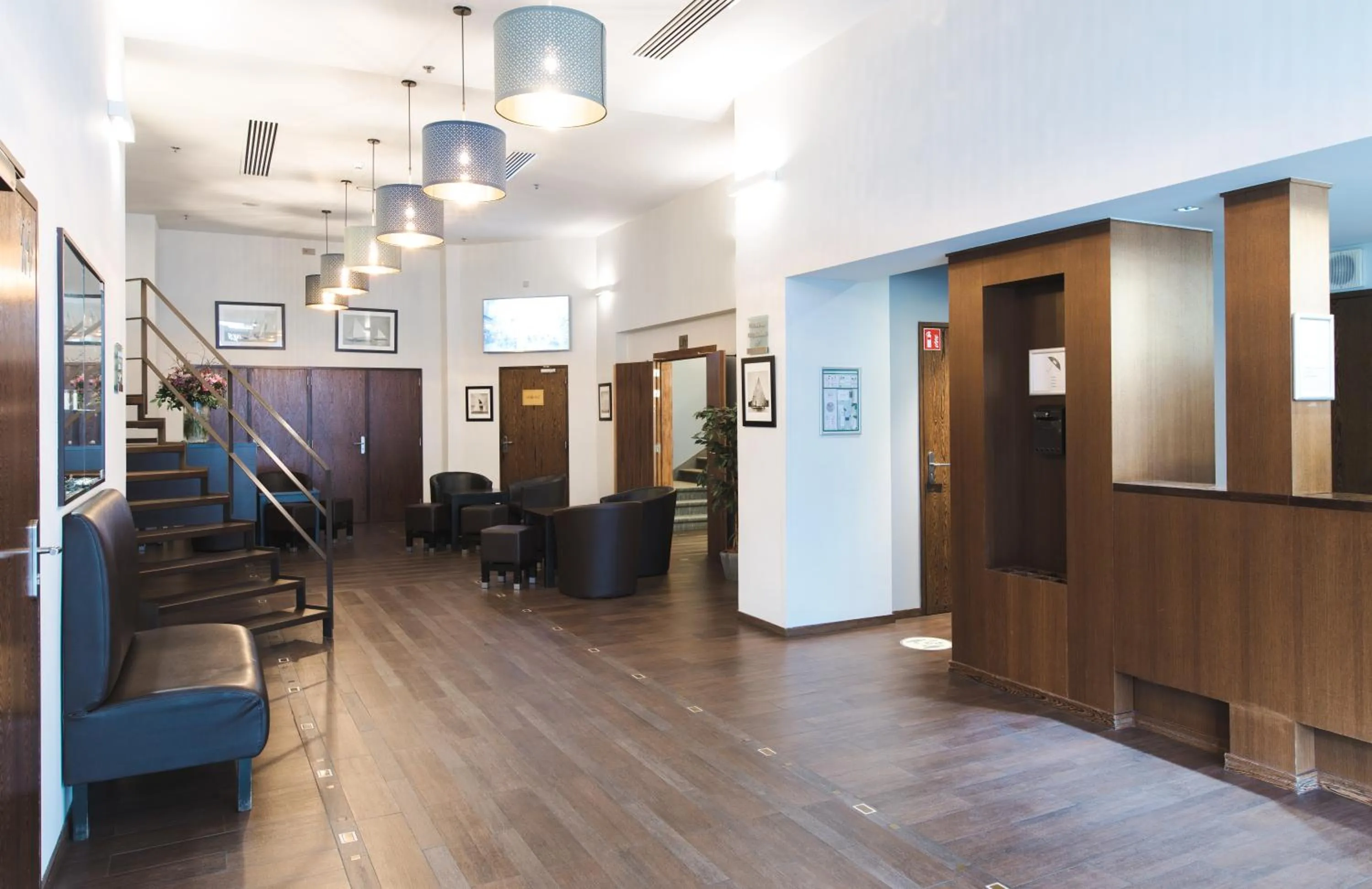 Lobby or reception in Hotel Chambord