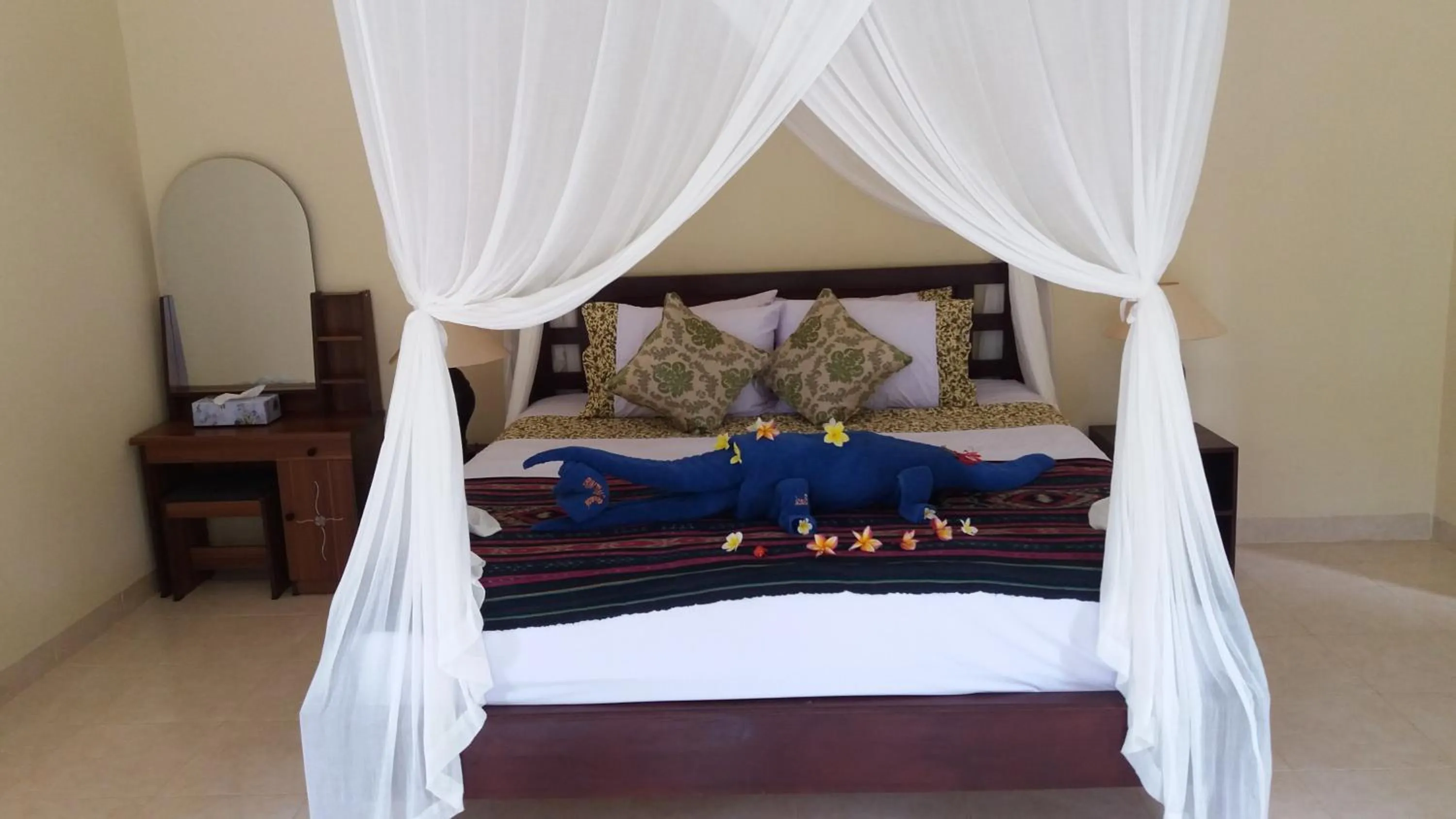 Bedroom, Bed in Bintang Beach Villa