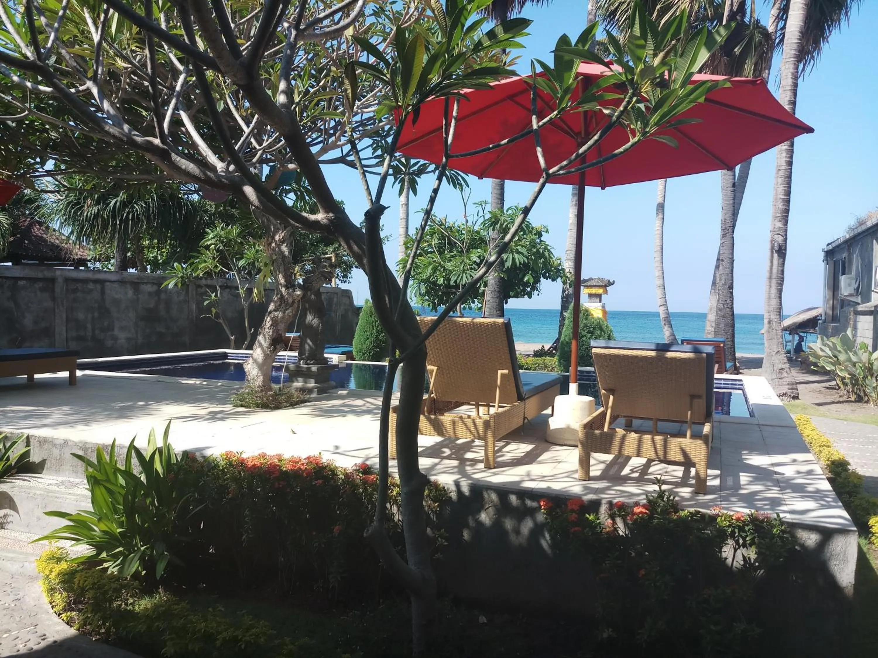 Patio in Bintang Beach Villa
