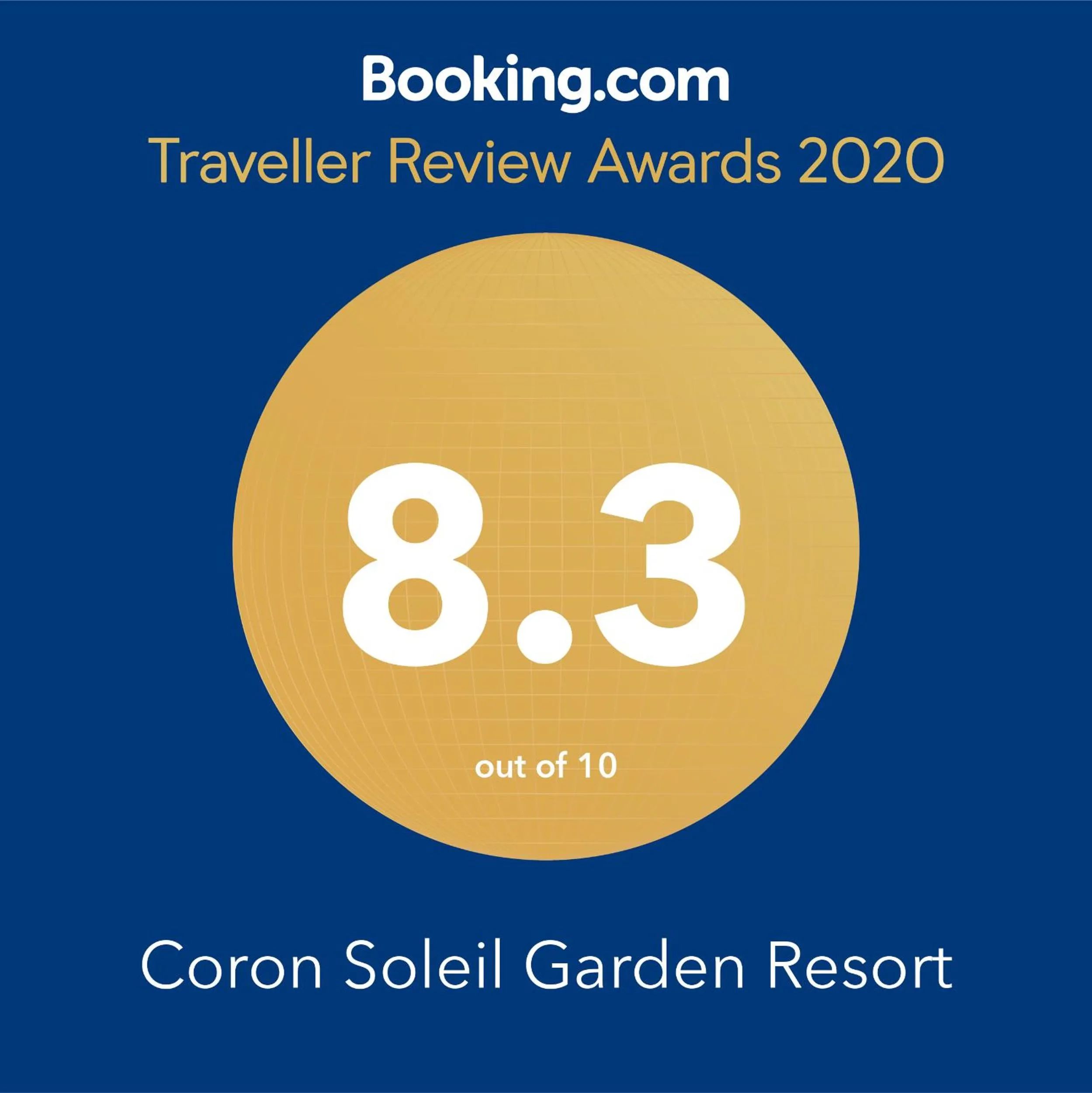 Certificate/Award in Coron Soleil Garden Resort