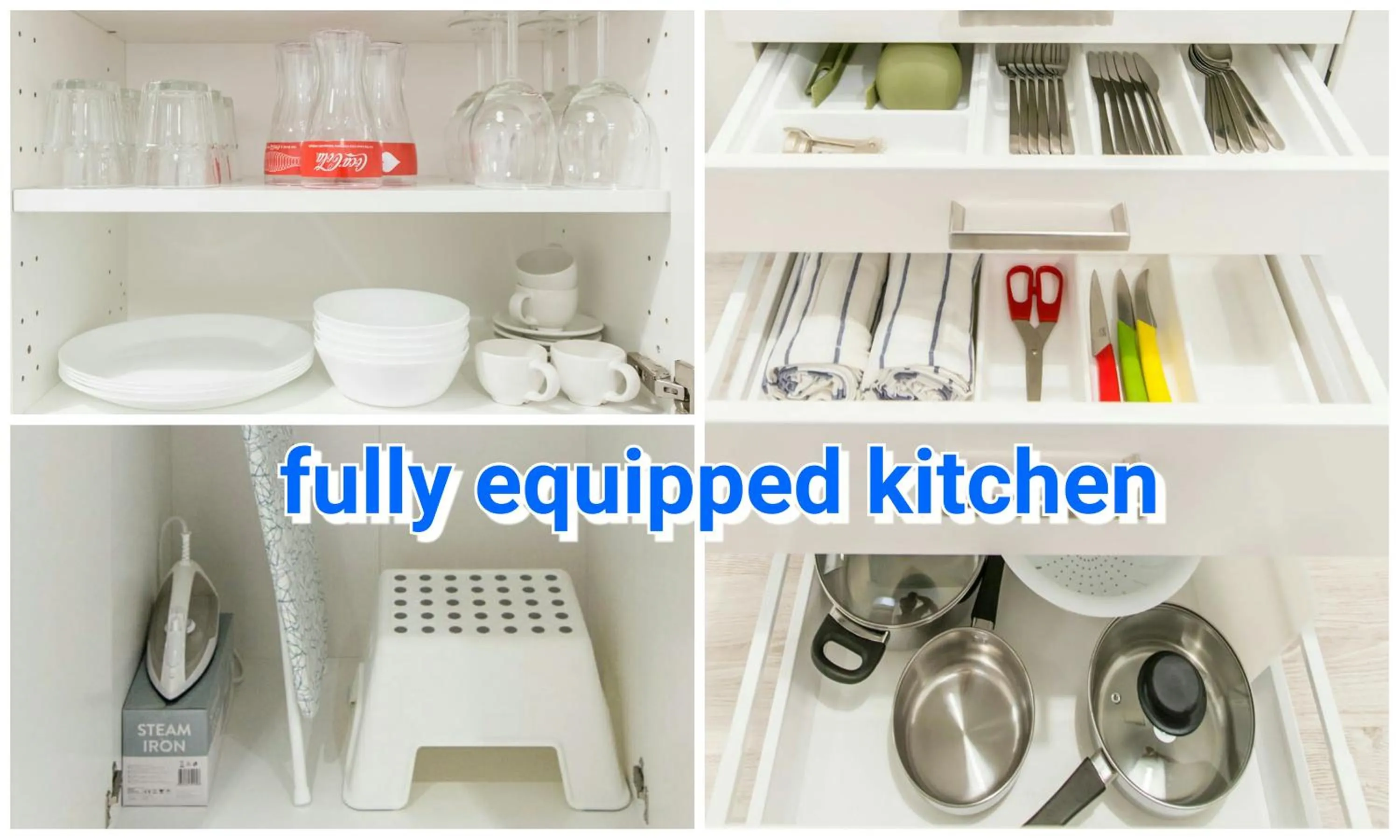 Kitchen or kitchenette in happy home JOY