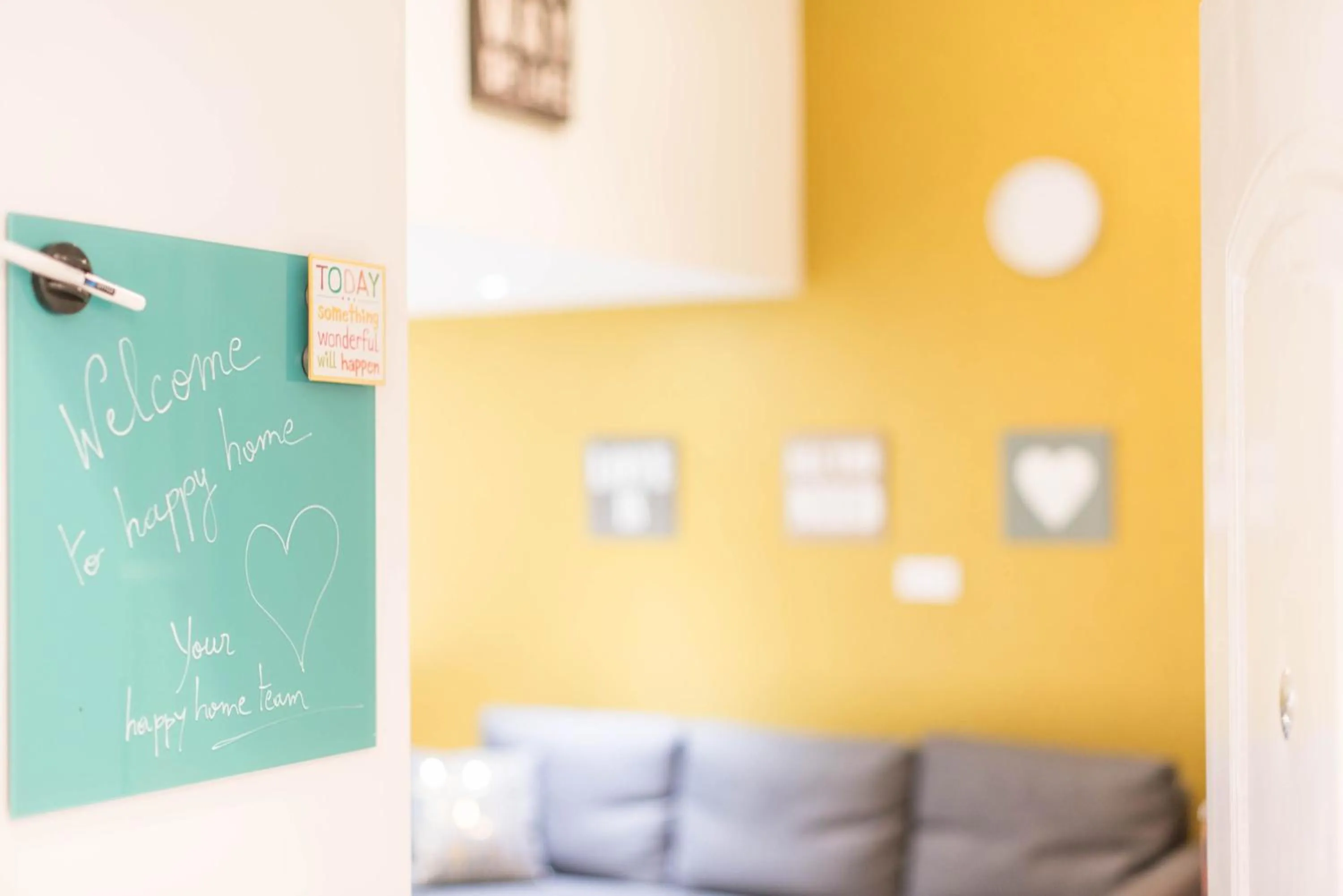 Living room in happy home JOY