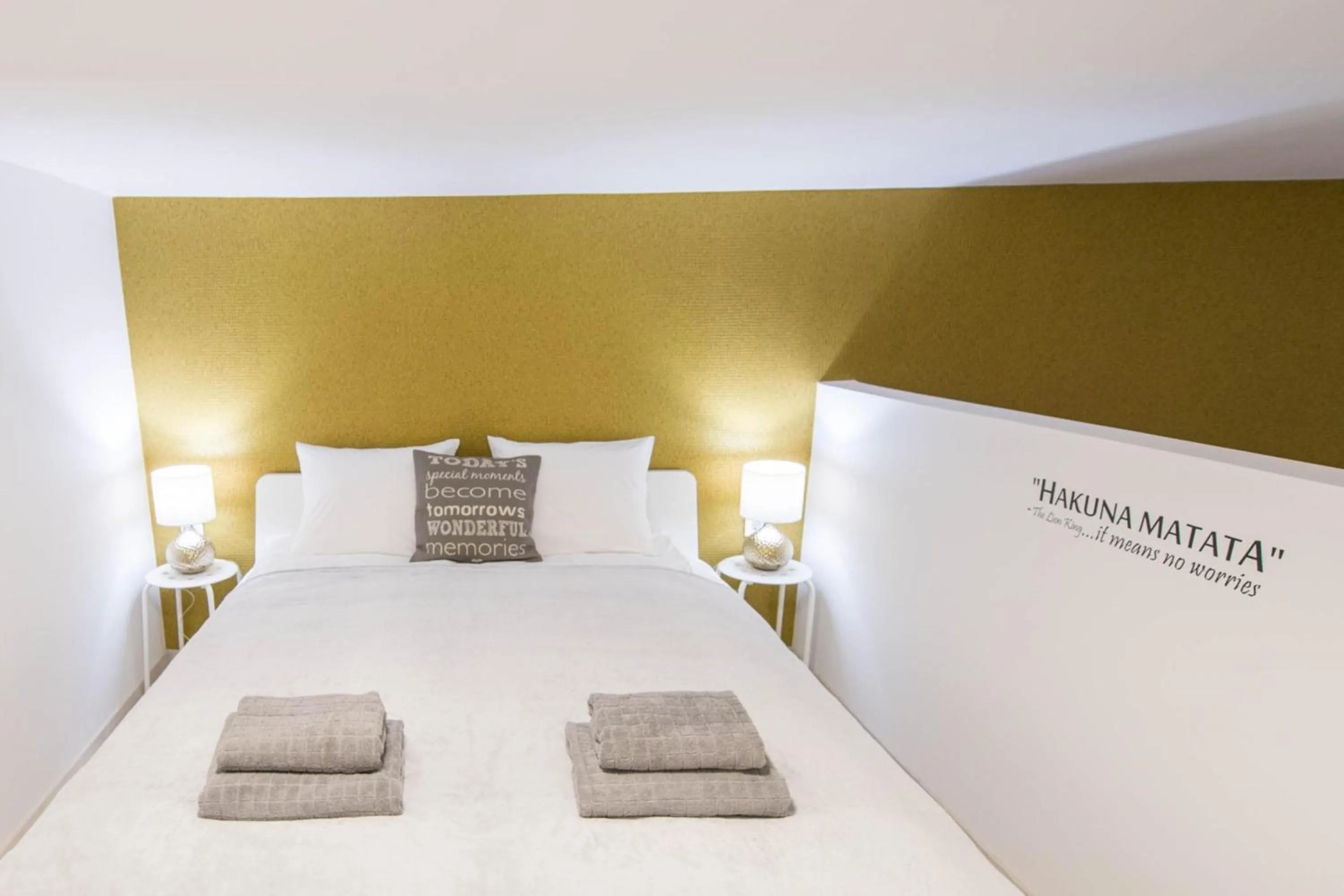 Bedroom, Bed in happy home JOY