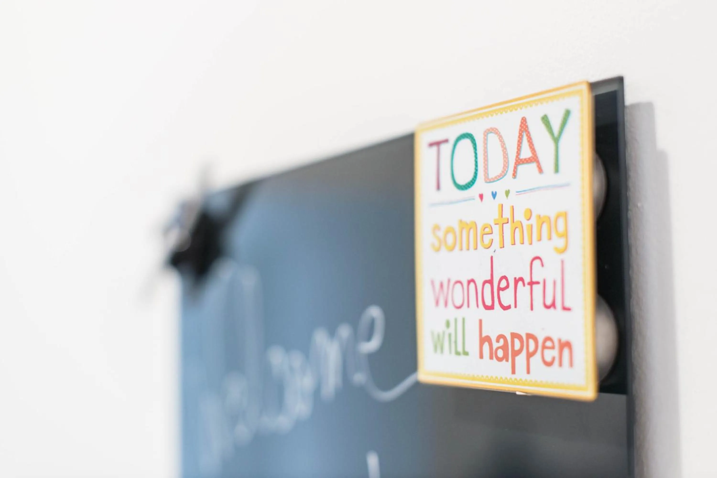 Decorative detail in happy home JOY