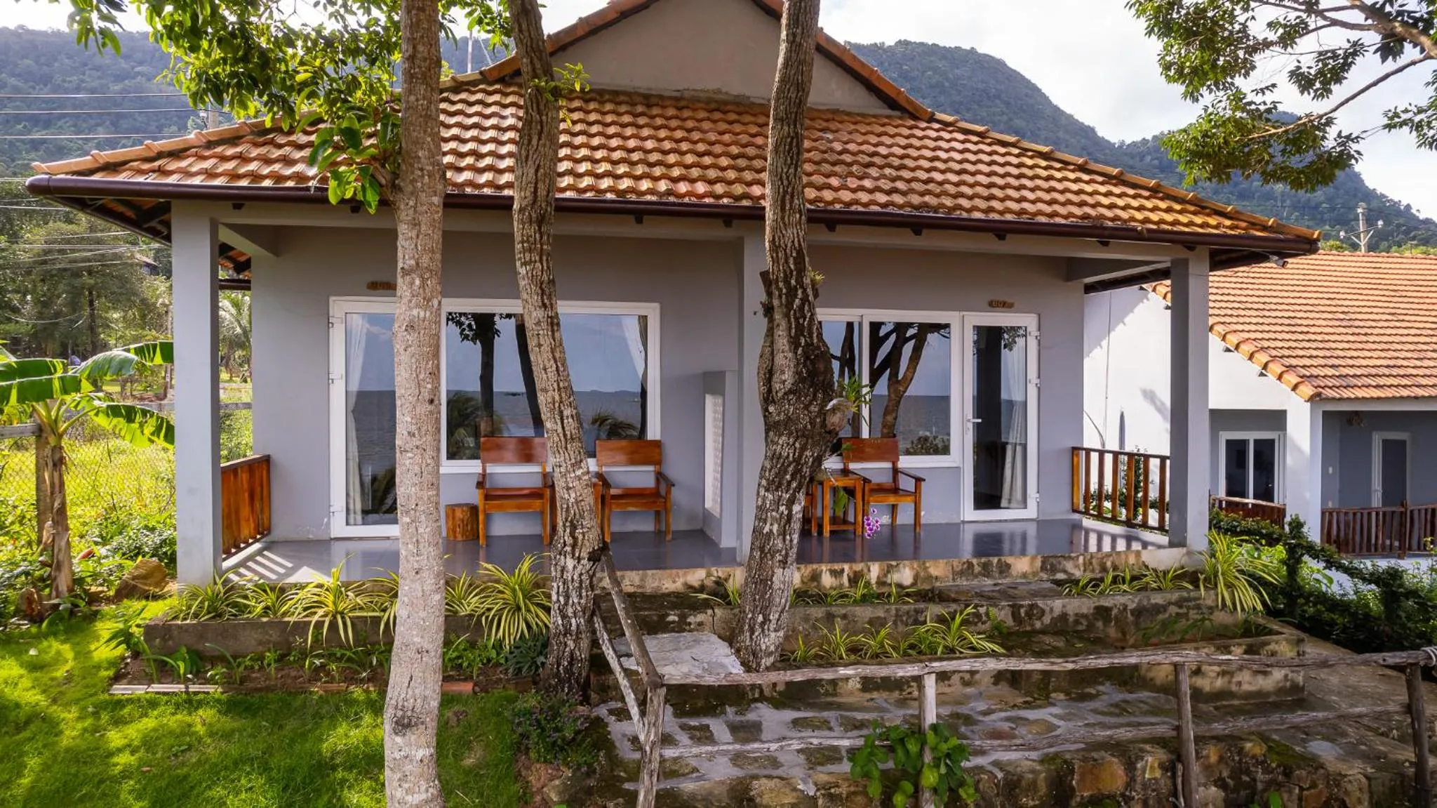 Garden view in Cosiana Resort