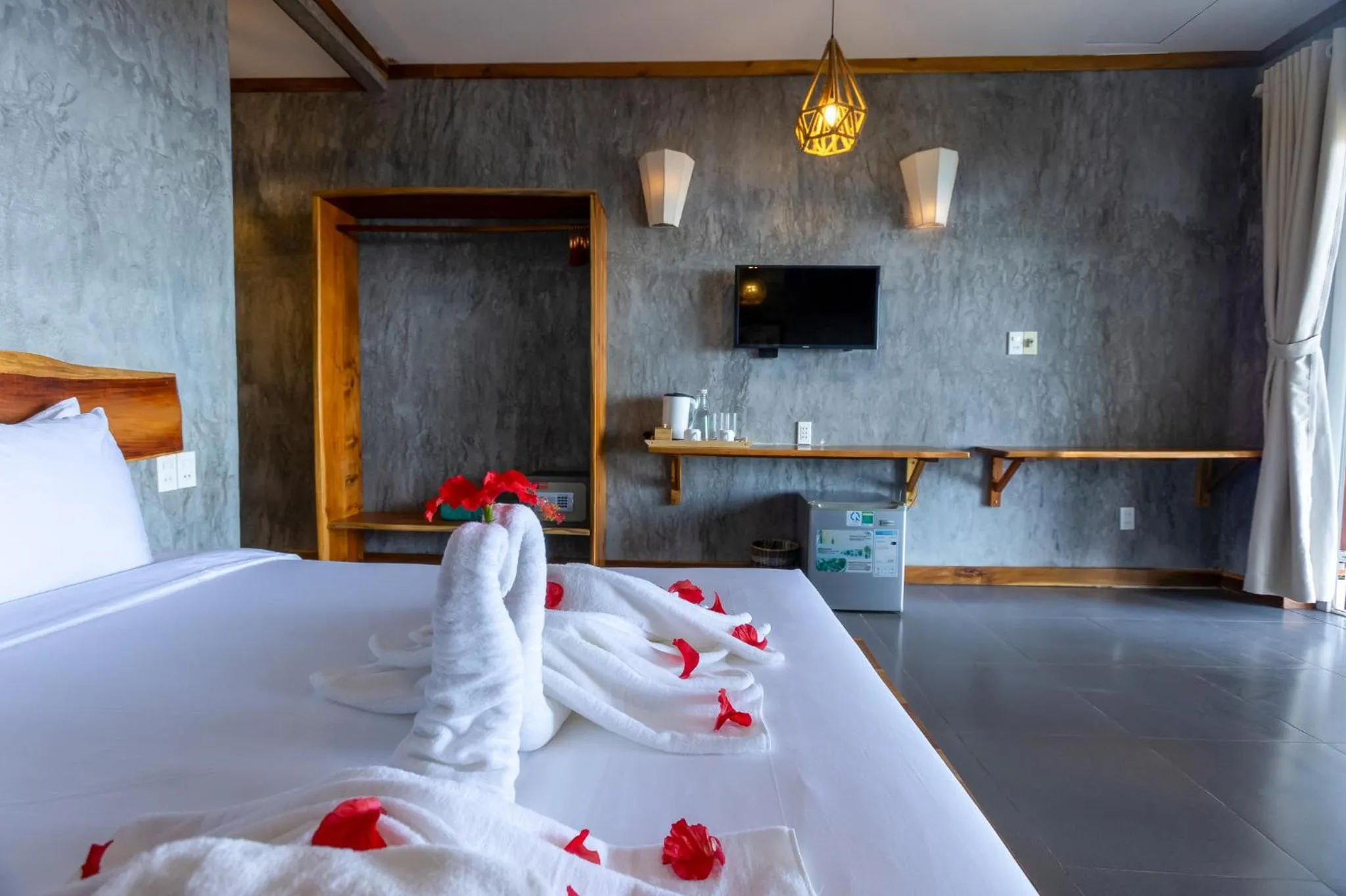 Bed in Cosiana Resort