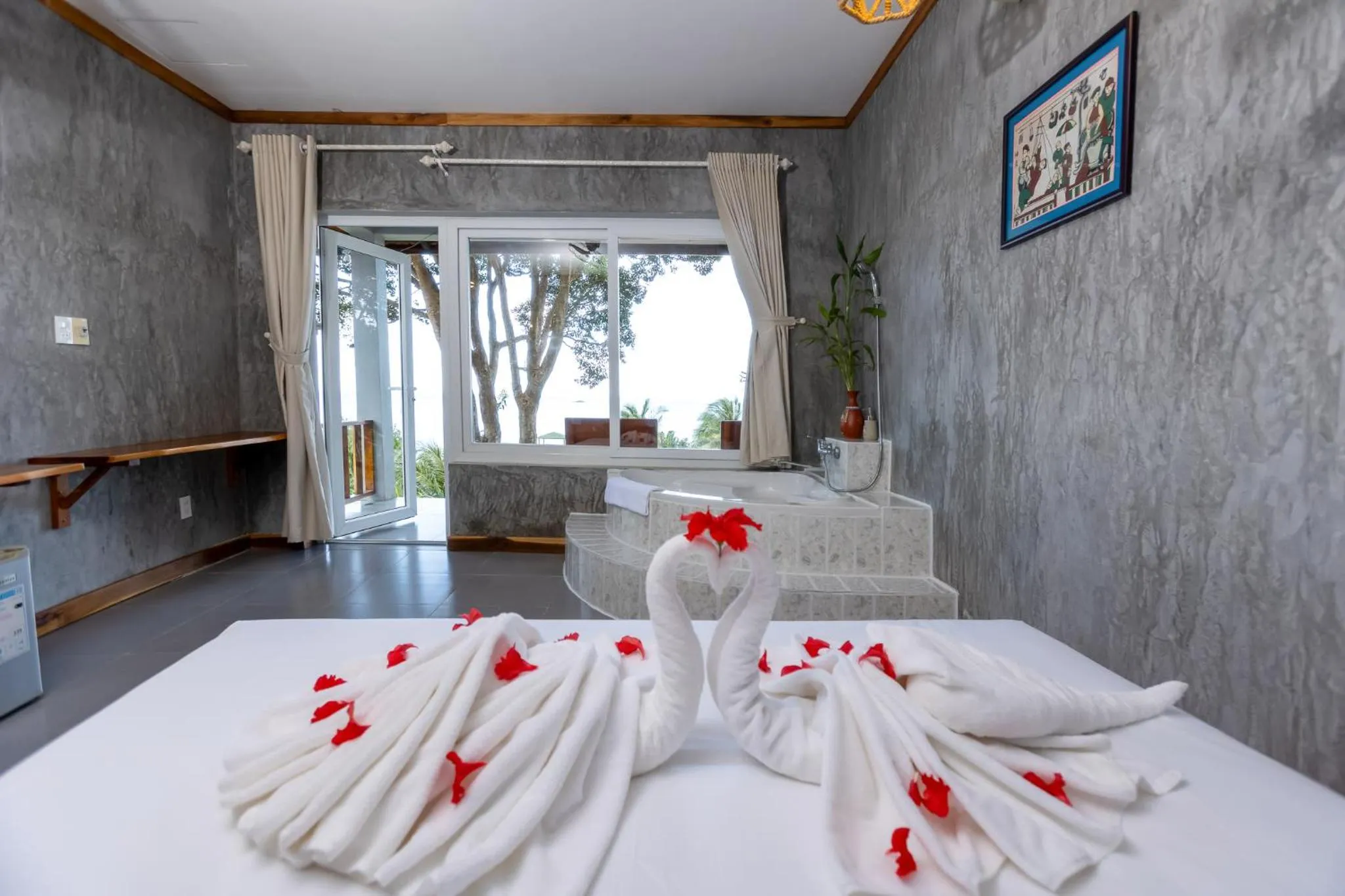 Bed in Cosiana Resort