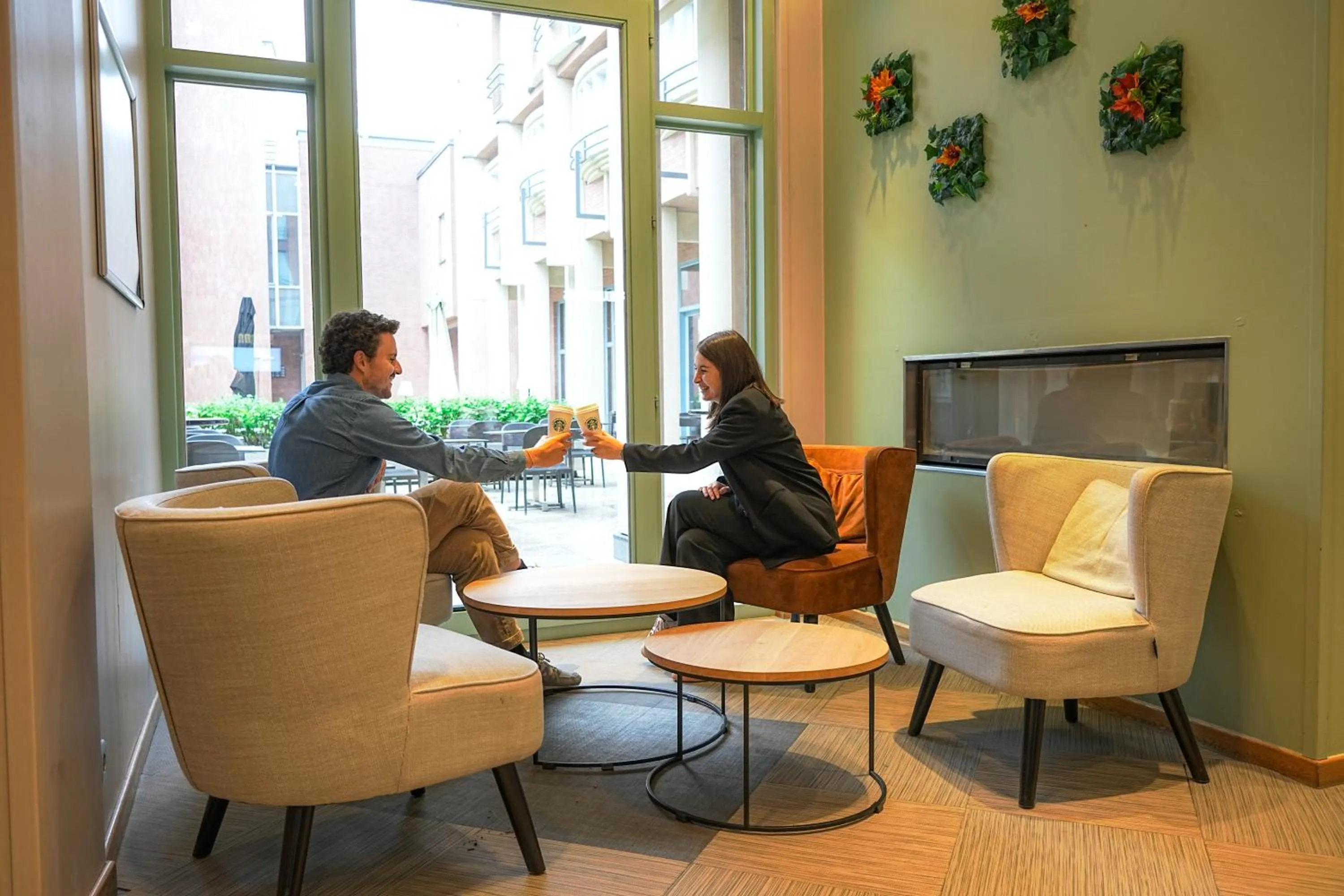 Lobby or reception in Martin's Brugge