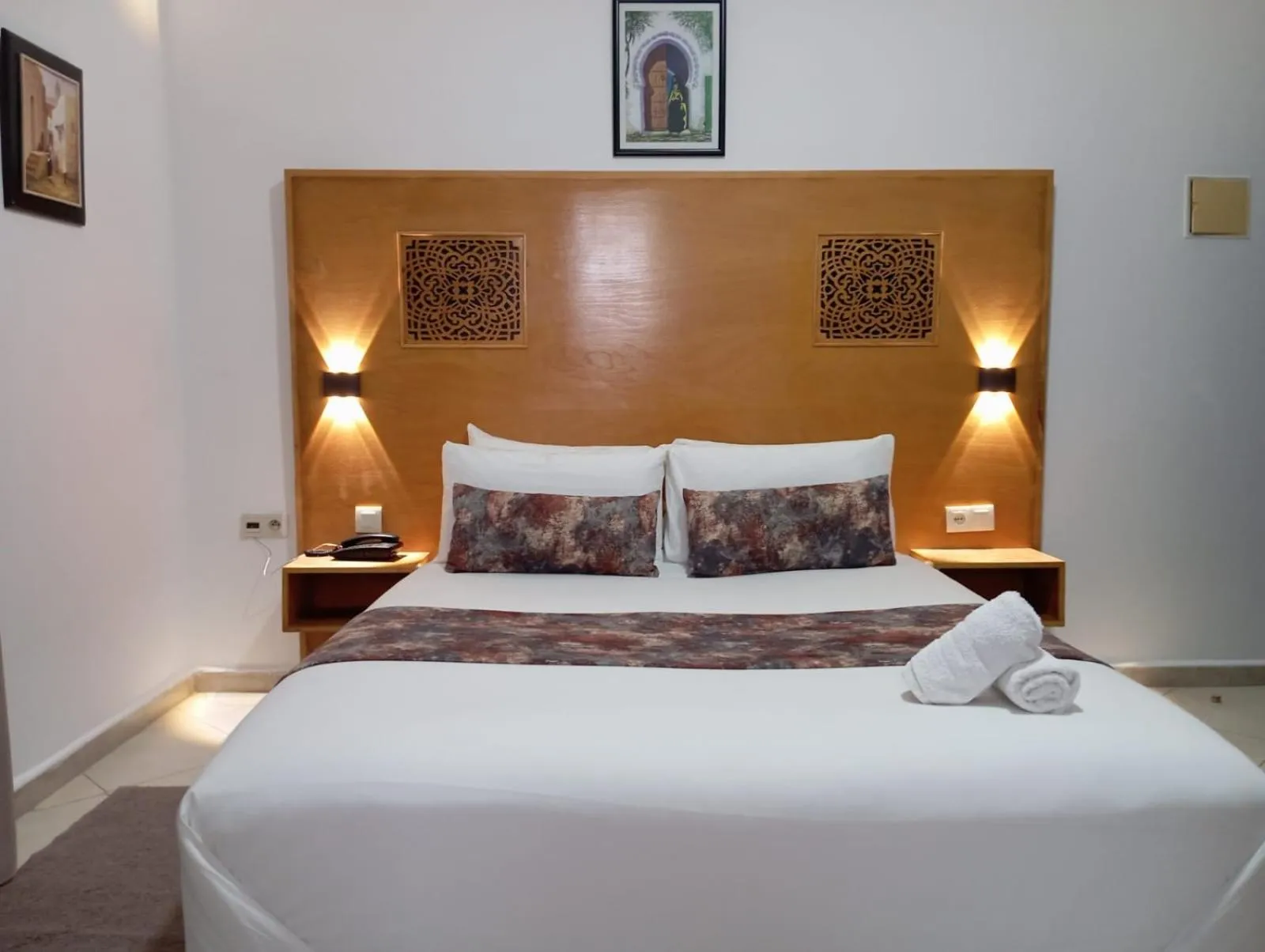 Bed in Hotel Miramar