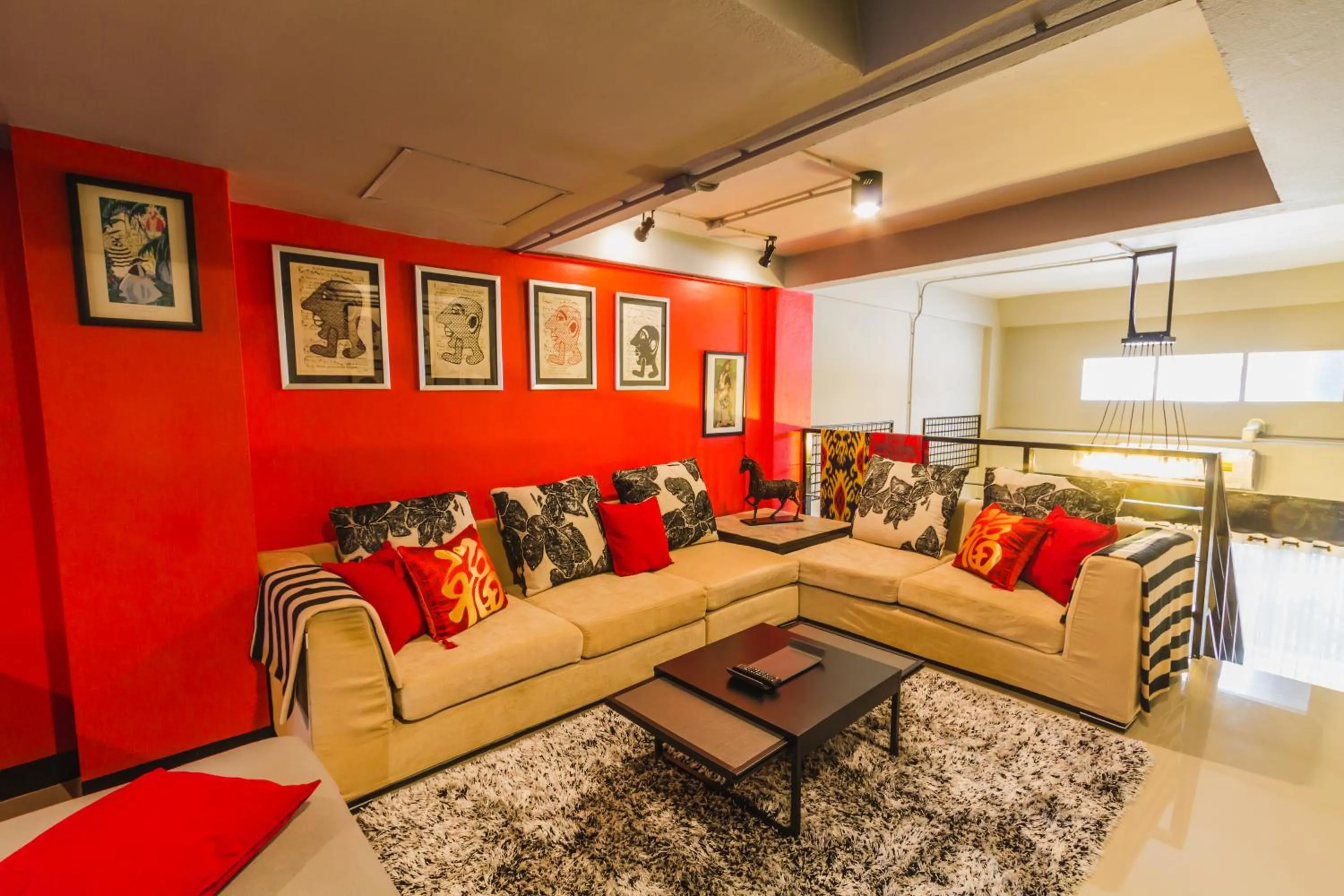 Living room in Chez Pom