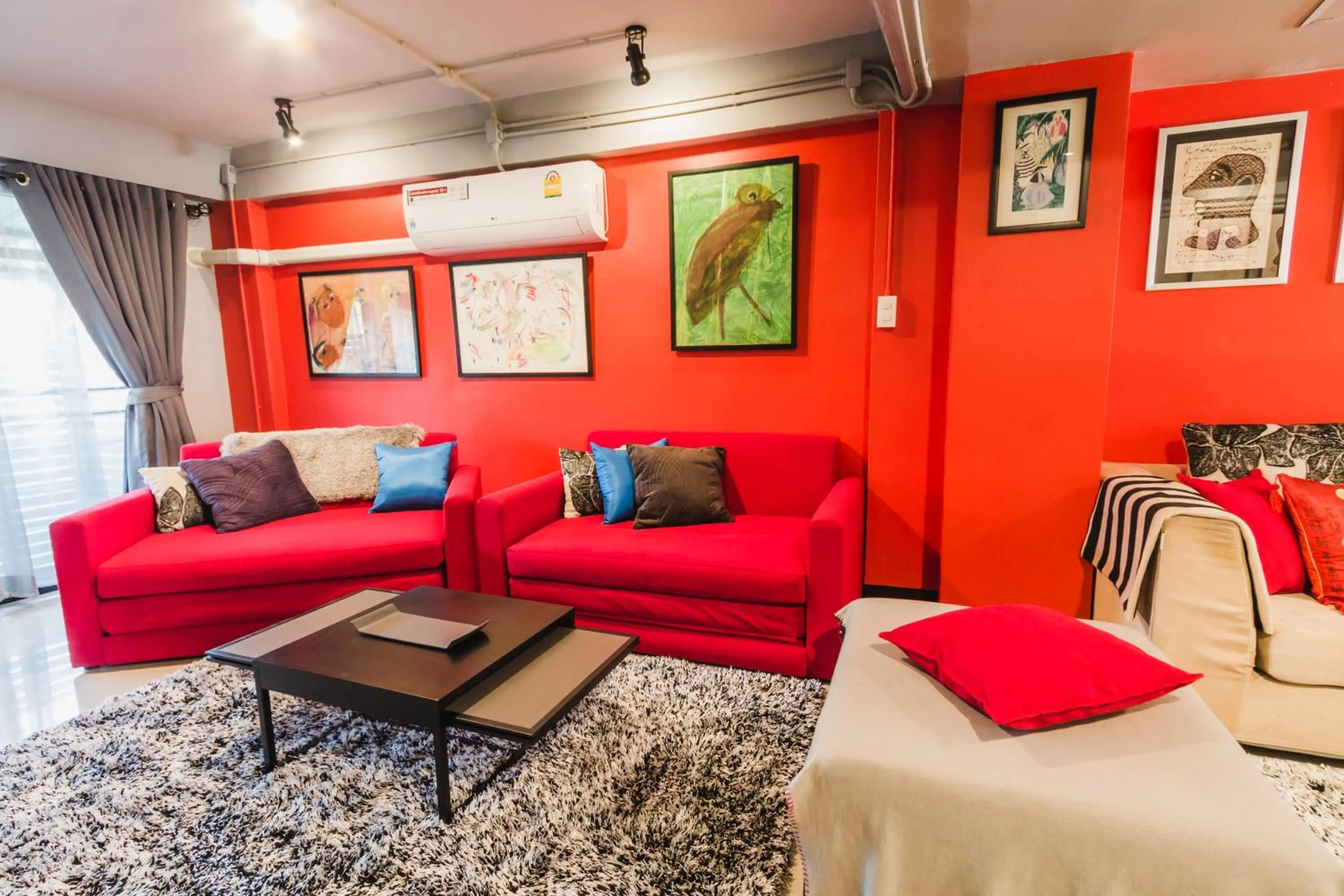 Living room in Chez Pom