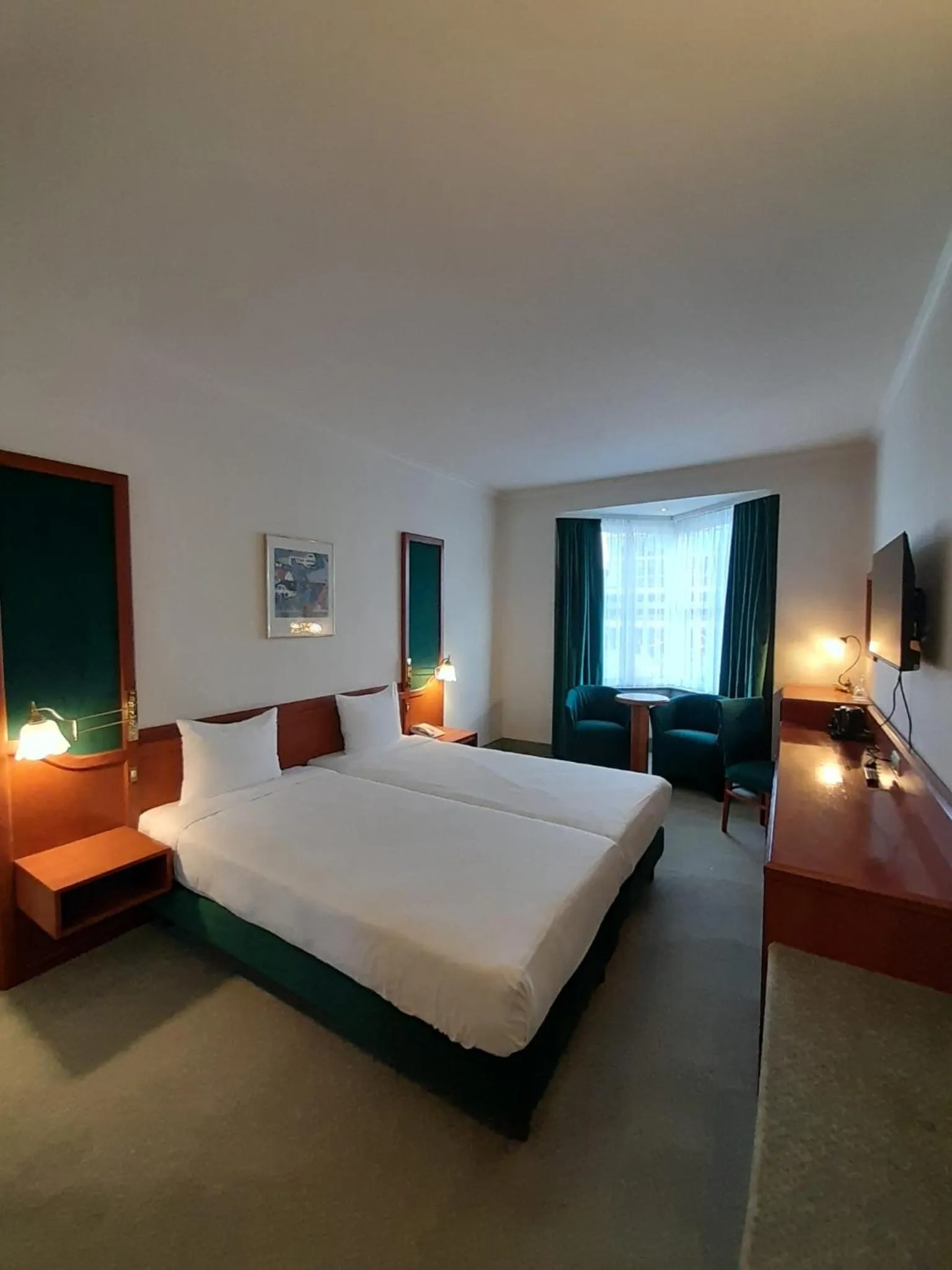 Bed in Hotel Le Dome