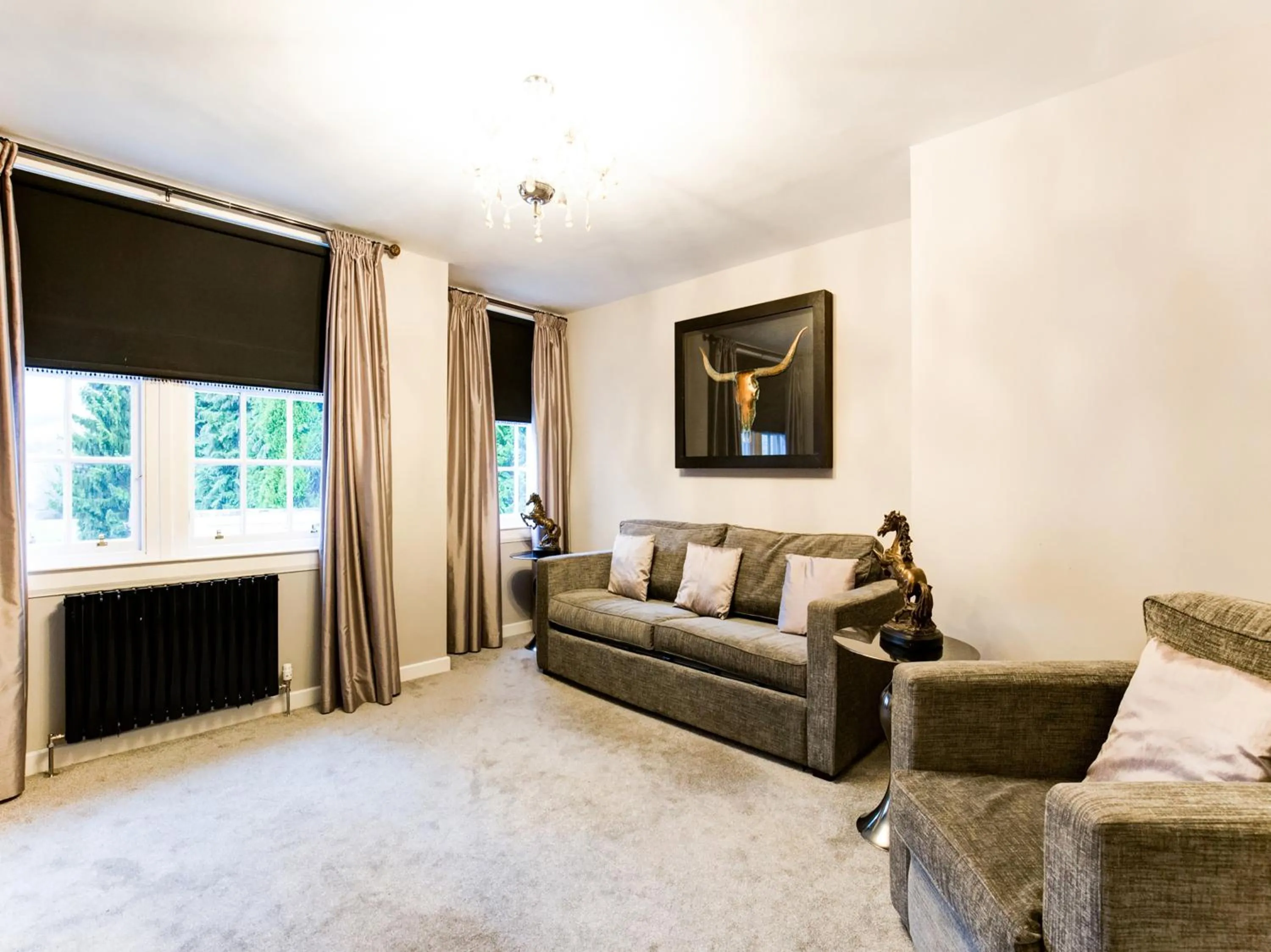 Seating area in Barony Castle Hotel