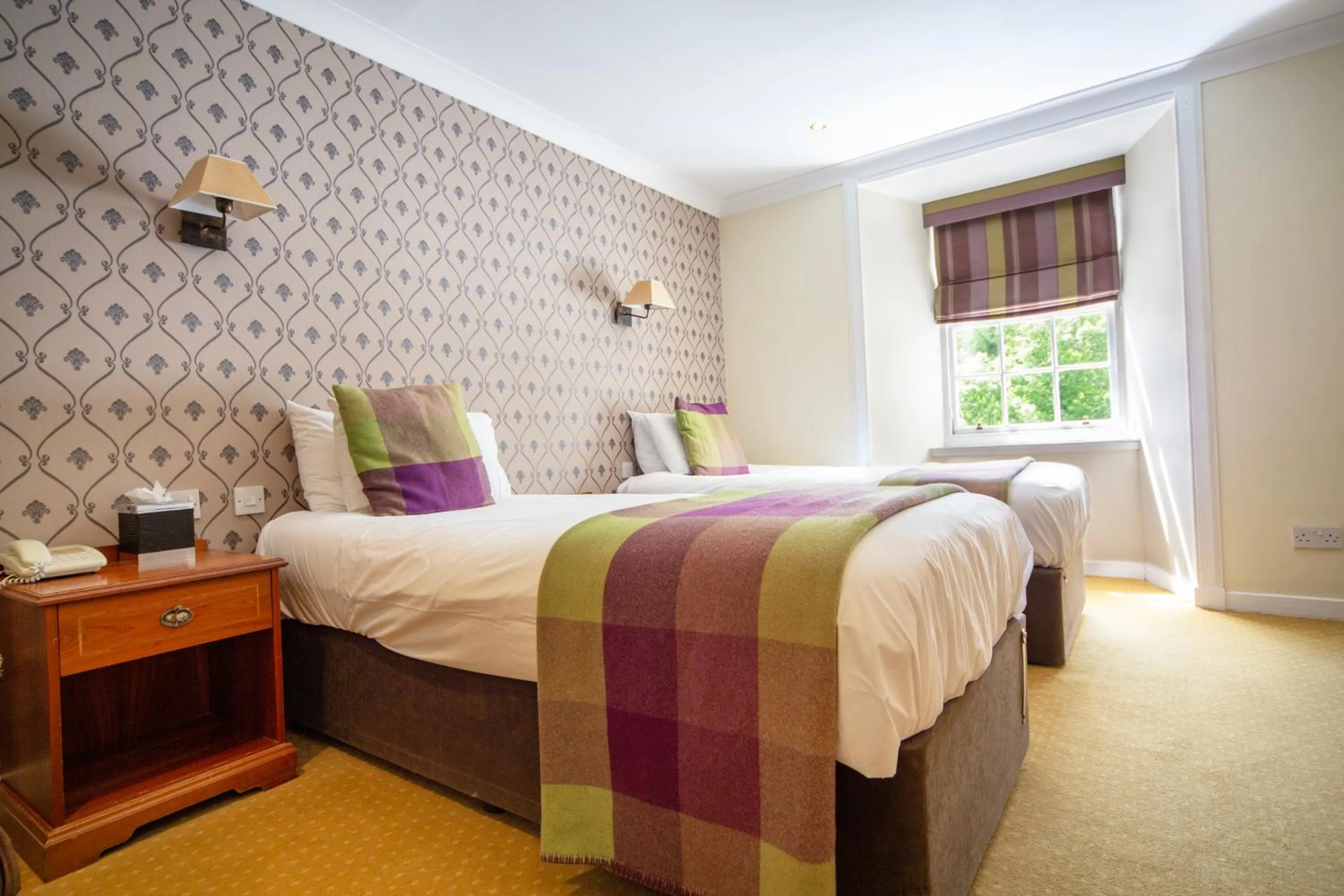 Bedroom, Bed in Barony Castle Hotel
