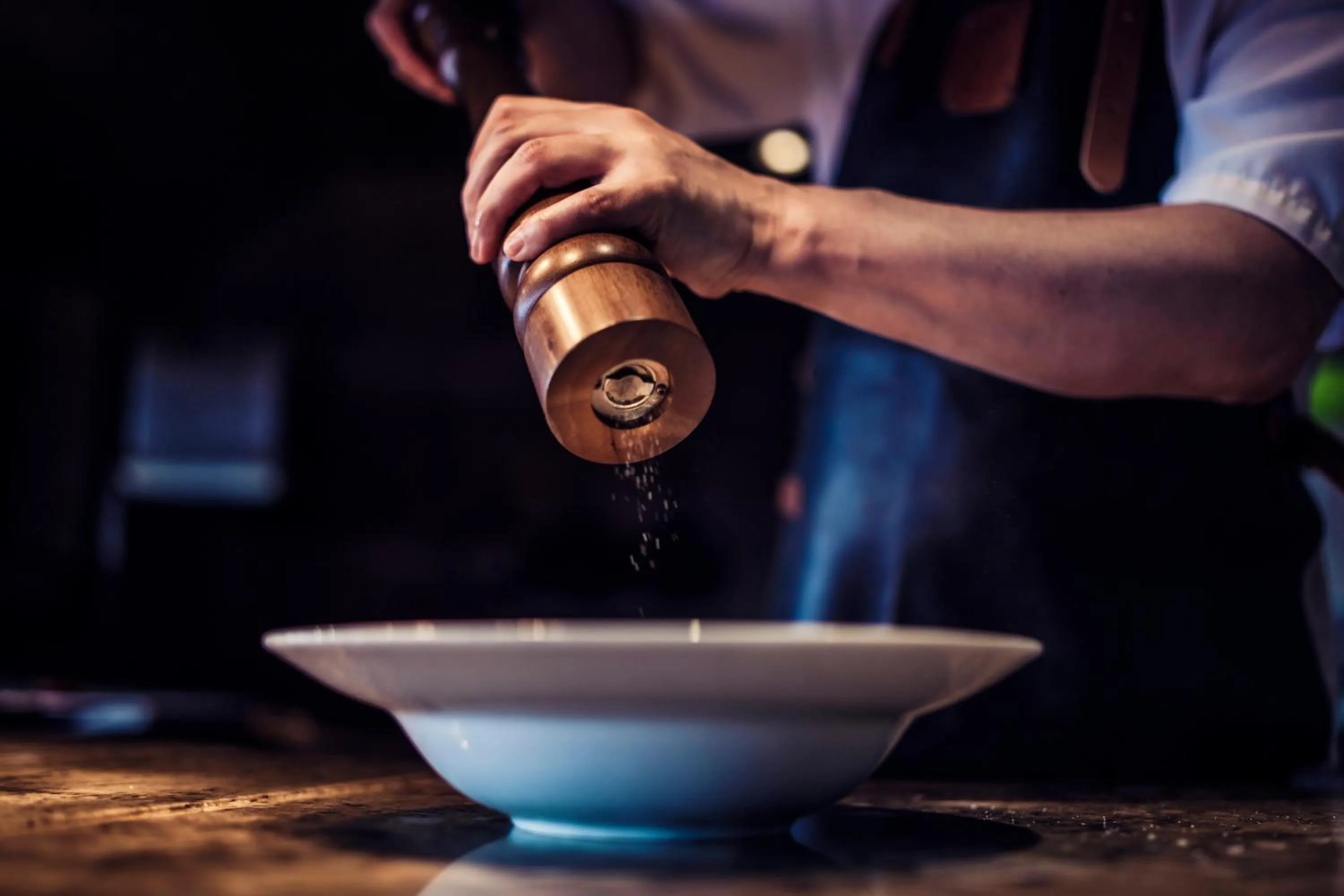 Food close-up in Carlton George Hotel