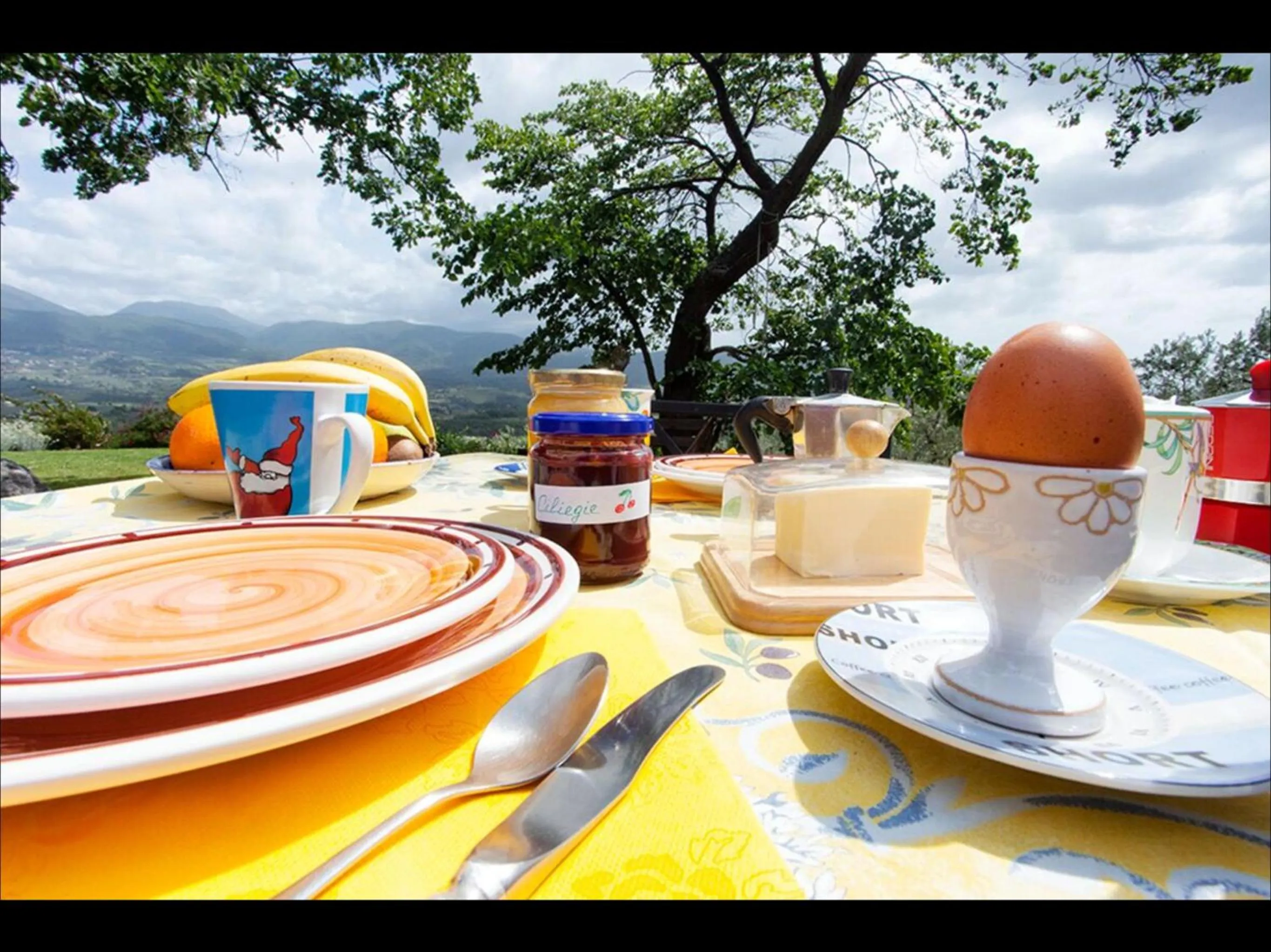 Italian breakfast in B&B da Odila