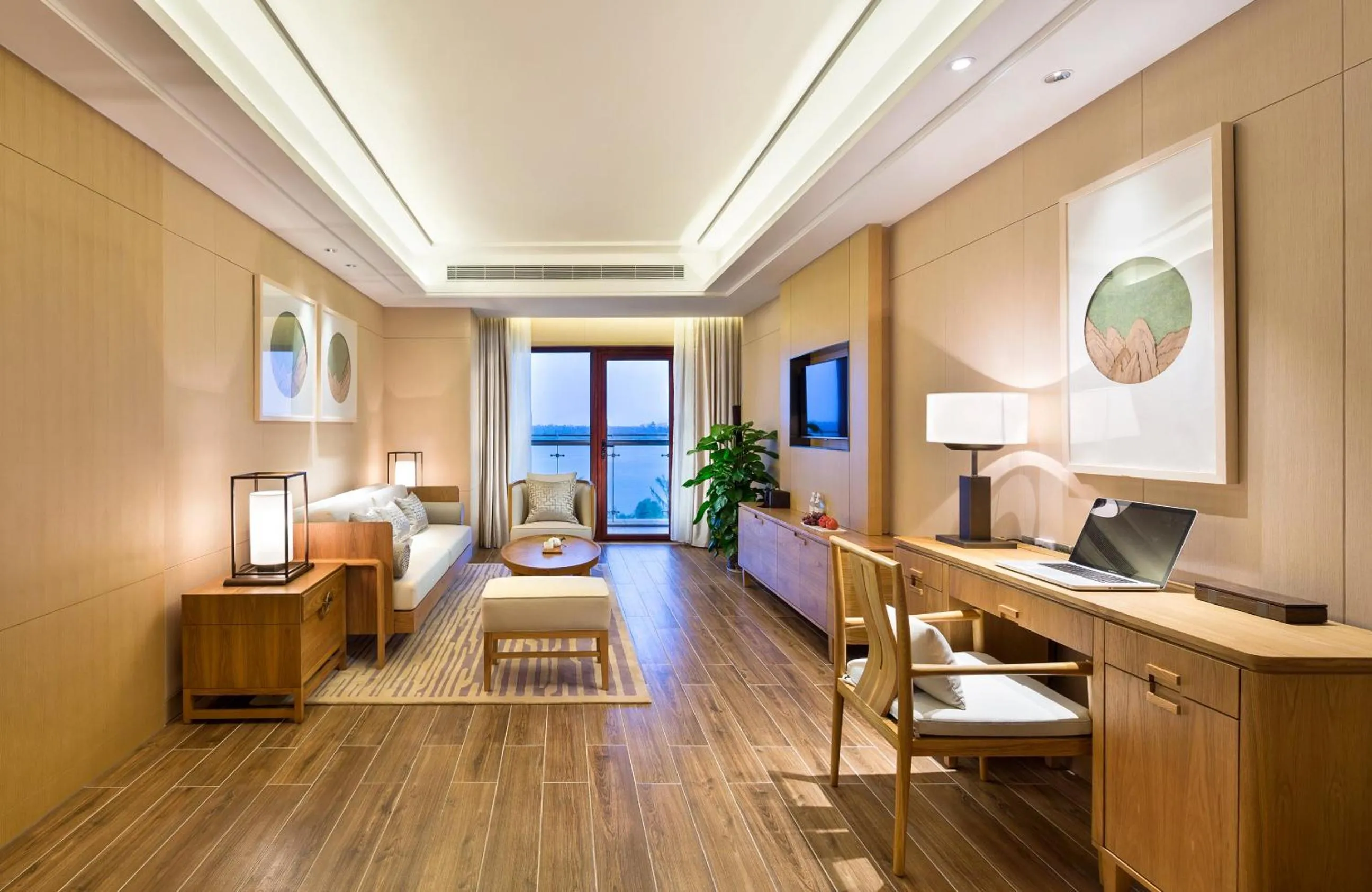 Decorative detail in Wyndham Grand Plaza Royale Wenchang