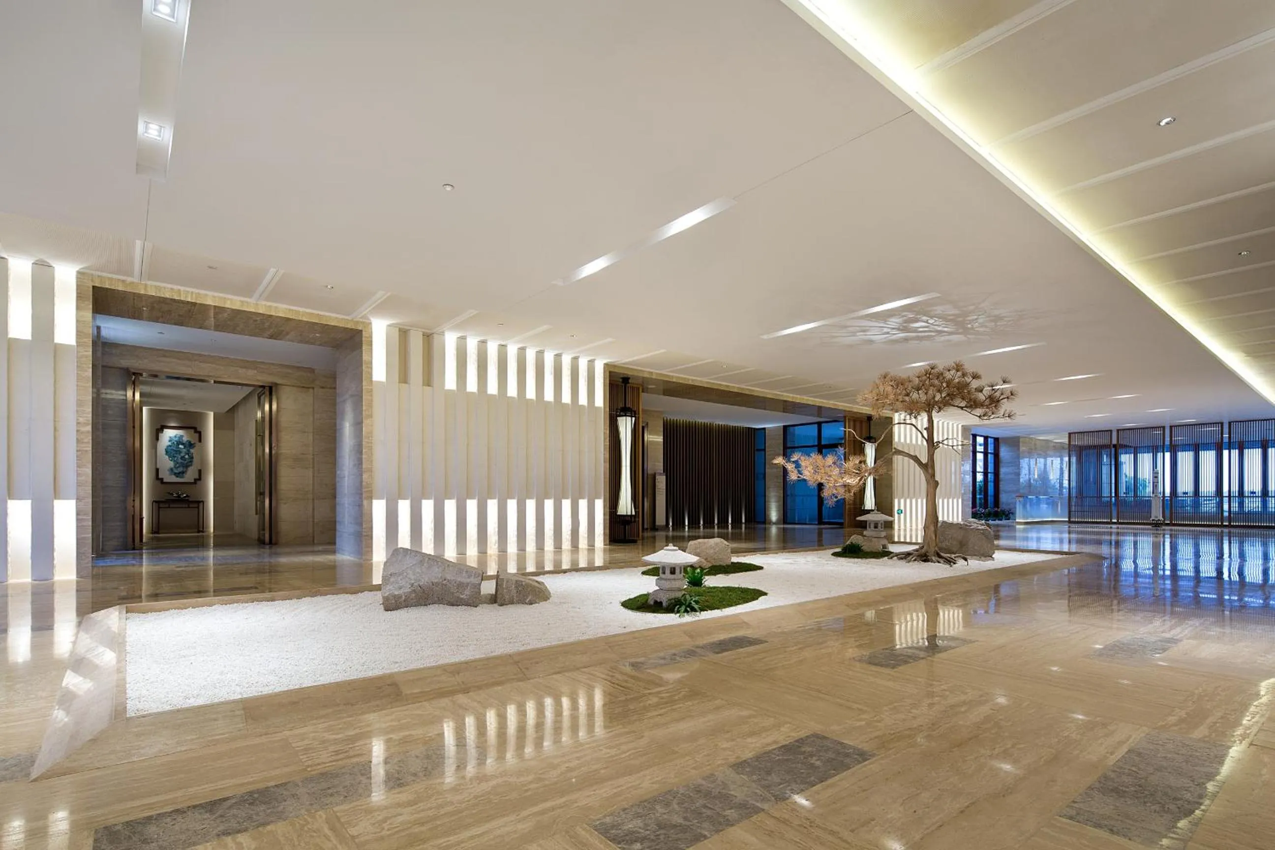 Lobby or reception in Wyndham Grand Plaza Royale Wenchang